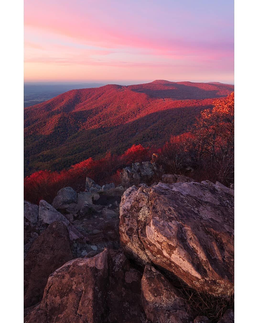 &quot;EYRIE&quot;
.
First time out in Shenandoah in a while, had to go before Fall foliage season was over (I think we just made it). Couldn't have asked for better conditions. Spent the first few hours at Dark Hollow Falls (more to come on that) and