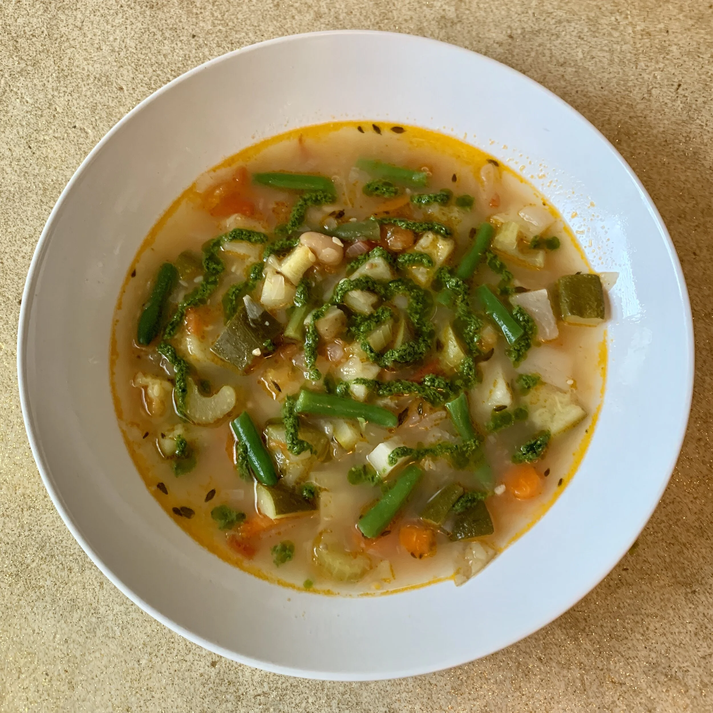 Vegan Minestrone with Pistou Recipe