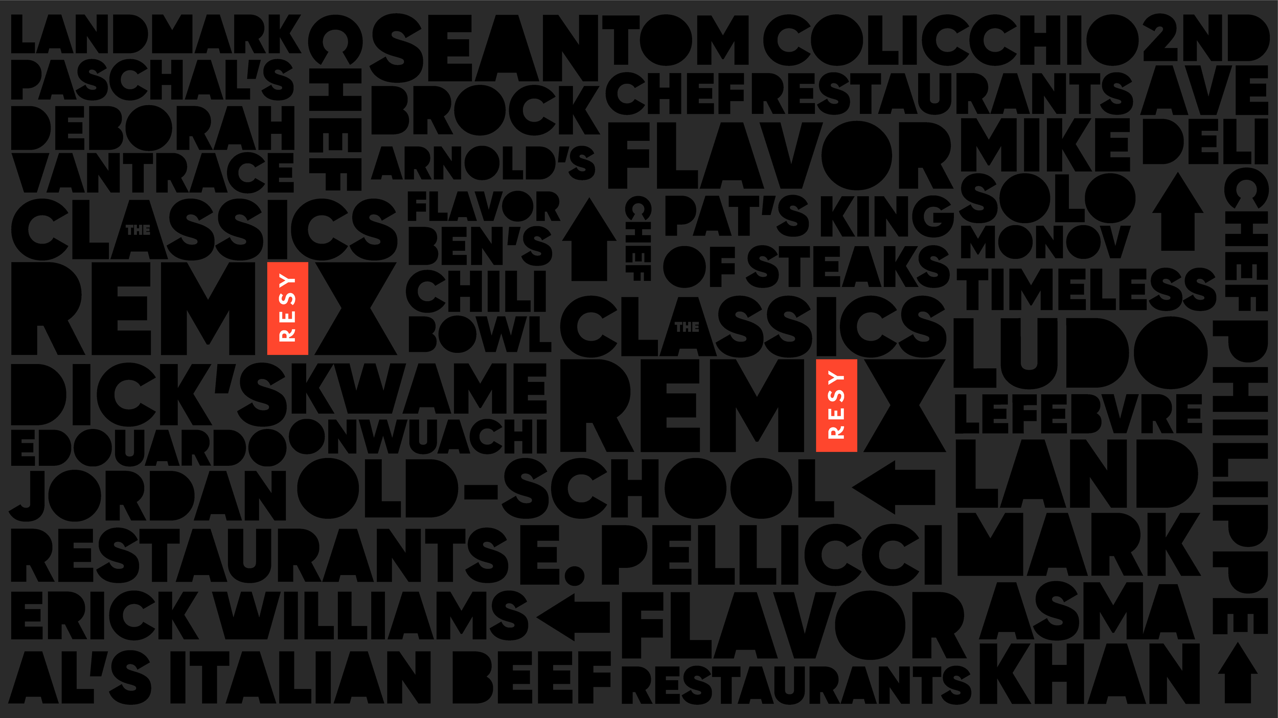 Resy_Classics_Patterns_DIGITAL_Classics Remix on Black_Resy Red.png