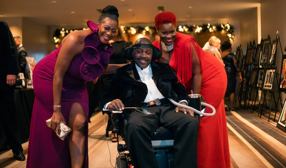 Gala attendees posing