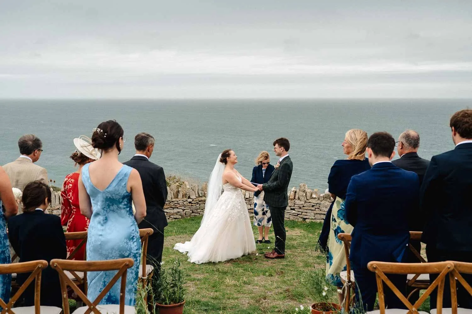 Real Wedding at Durlston Castle | Dorset Coastal Wedding 