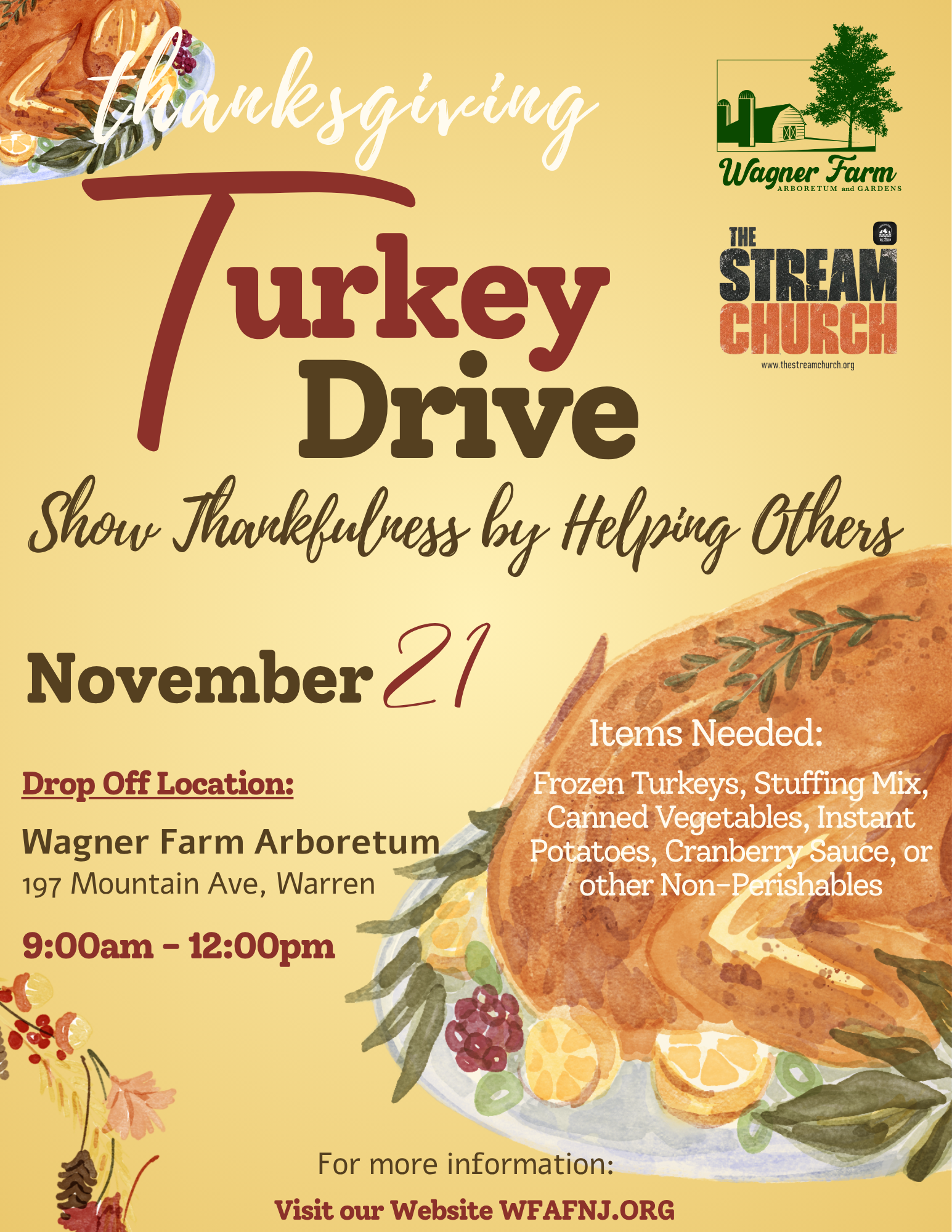 Annual Thanksgiving Turkey Drive