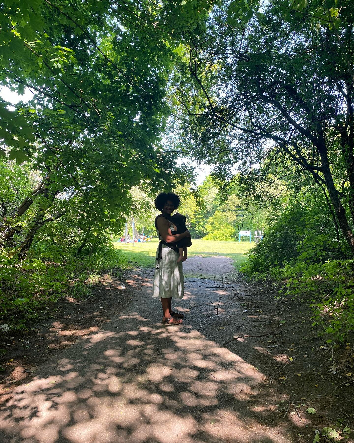 I am most myself within the trees 🌳

There&rsquo;s a magic to the greenery this time of year that I love. Captured this moment recently and it reminds me how grounded I feel after a summertime walk.

Is it weird to have a favorite tree? If so, then 