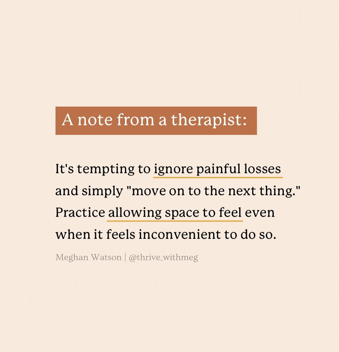 Allowing space to feel can involve:

- Going for a walk to process.
- Breathing into discomfort.
- Crying as a release.
- Journalling what&rsquo;s on your mind.
- Talking to a therapist or friend.
- Stretching for somatic release.
- Naming your emoti