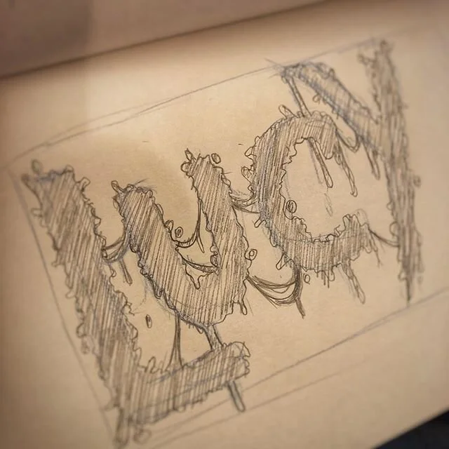 I&rsquo;ve been enjoying the fuck out of drawing puke-y, slimy, gross things and there&rsquo;s nothing slimier or gross than my pug Lucy. #doglife #puke #sketchbook #grossest