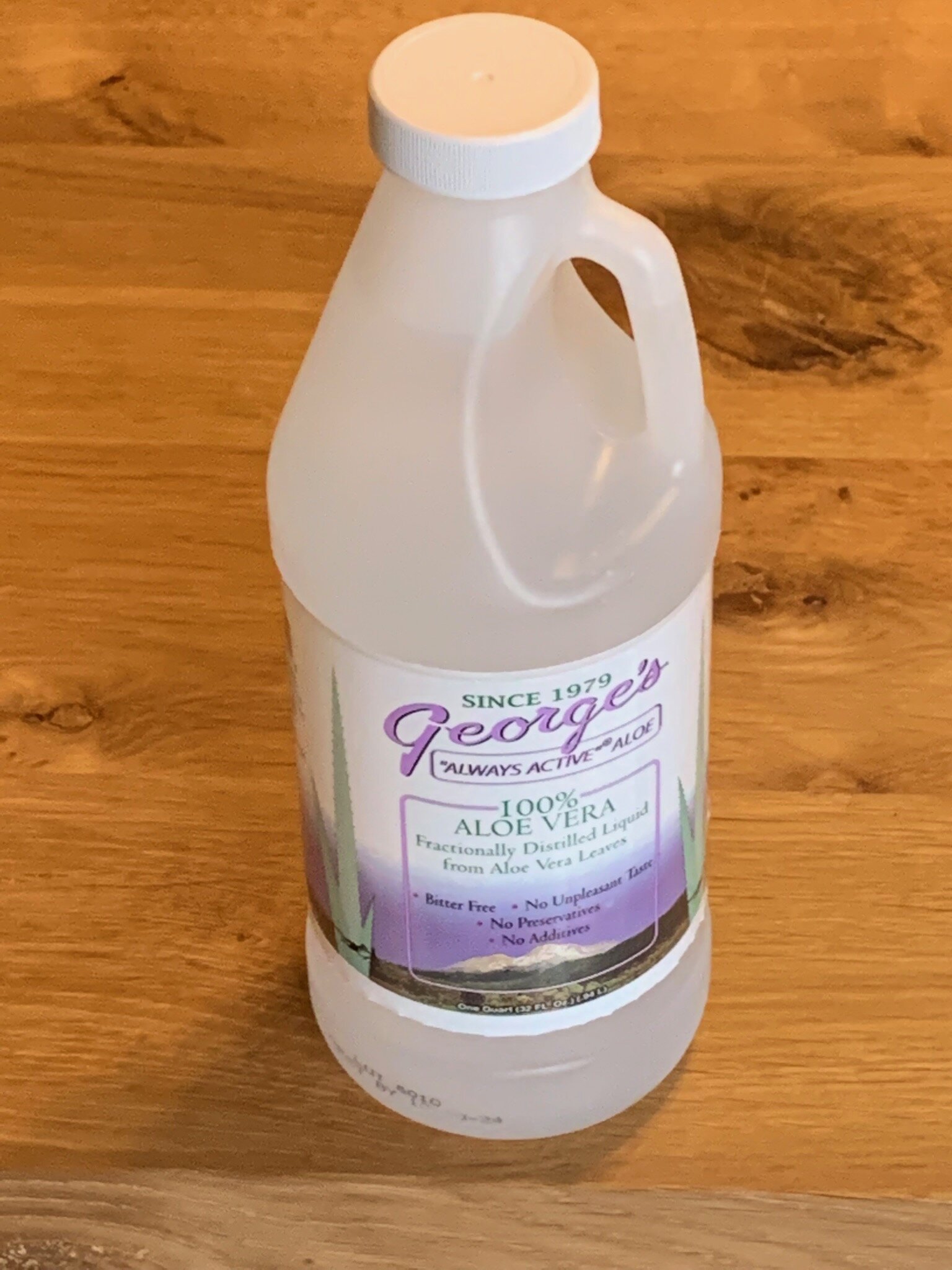 An example of nearly liquid bottled Aloe Vera.