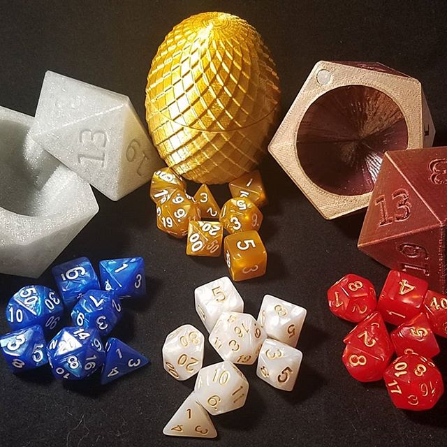 We may be starting process if finding a good dice supplier while we start making our own custom ones.
We may have started getting some samples in too....
#dice #dicebox #dragon #dragonegg #dnd #D20 #rollthedice