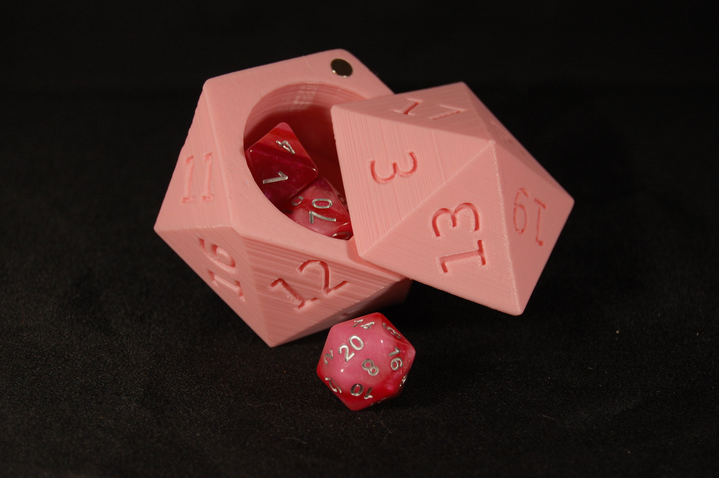 D20 Dice Box - Pink