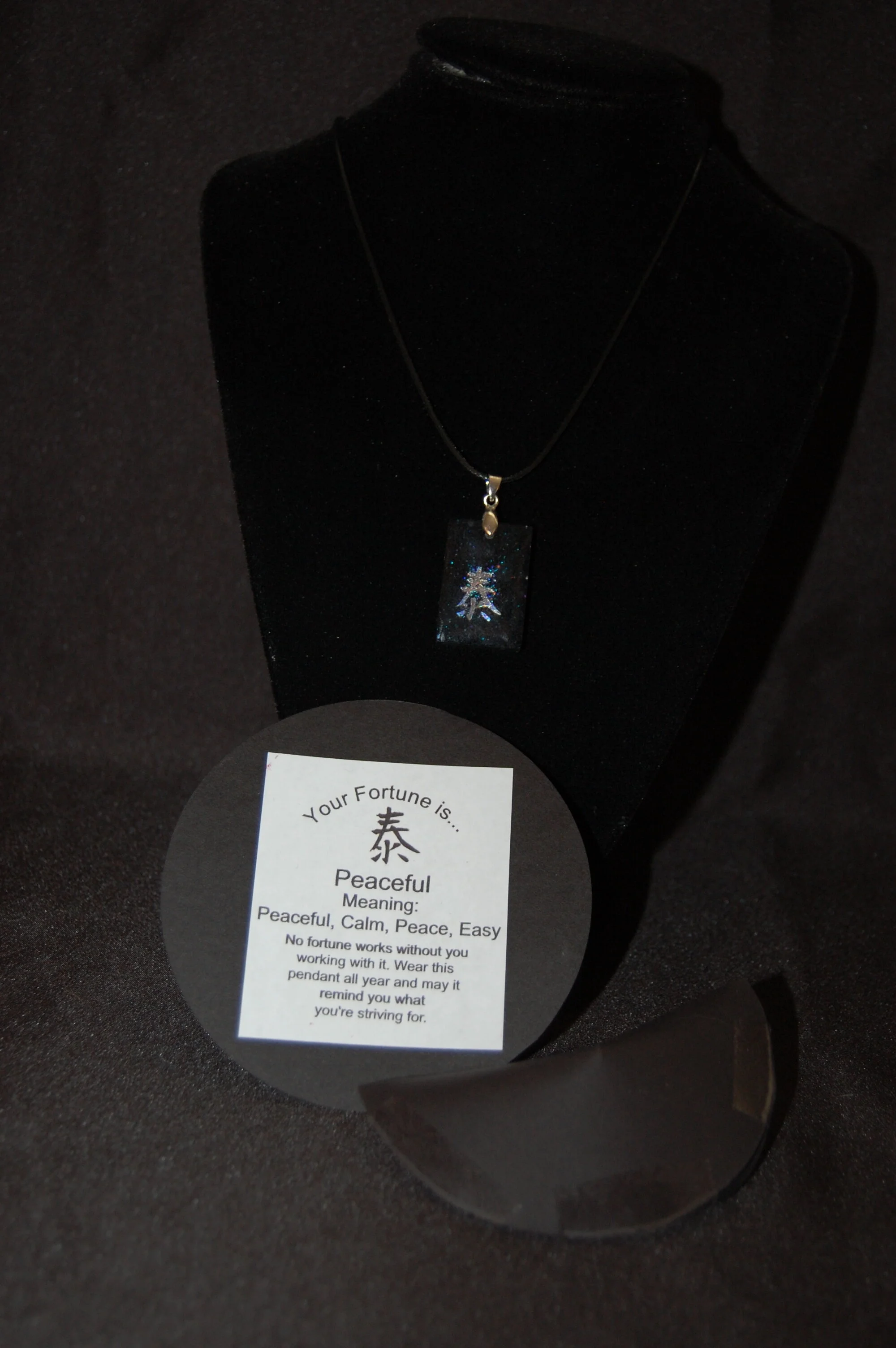 Fortune Charm Resin Pendant