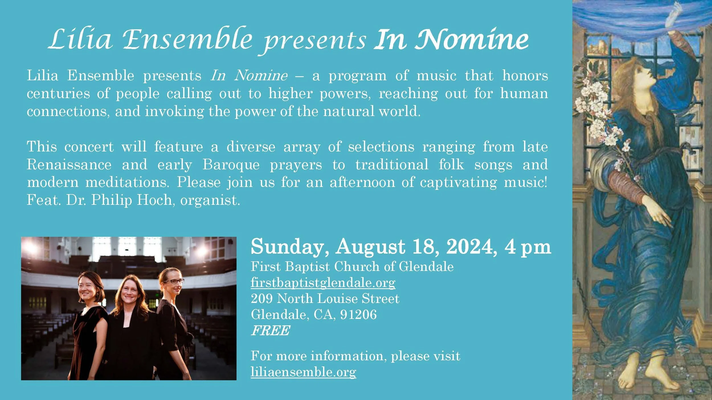 lilia ensemble presents in nomine – a program of m