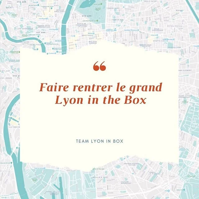 D&eacute;couvrir des nouvelles adresses &agrave; Lyon dans une Box tous les mois ? C&rsquo;est possible et c&rsquo;est chose faites! 
On te pr&eacute;pare encore de jolis endroits &agrave; voir ! 
Suis nos aventures et partage tes d&eacute;couvertes avec les hashtags #lyoninbox #lyoninboxlover 💌
J&rsquo;aime ma Box, je suis un Liber*
*Lyon in Box lover