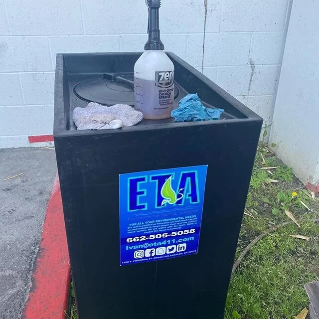 We disinfect 🦠 🧼🧽🧴! How about your grease hauler? Call us for a free oil container! Help fight Corona Virus! #eta #eta411 #fog #environmentallyfriendly #familyownedandoperated