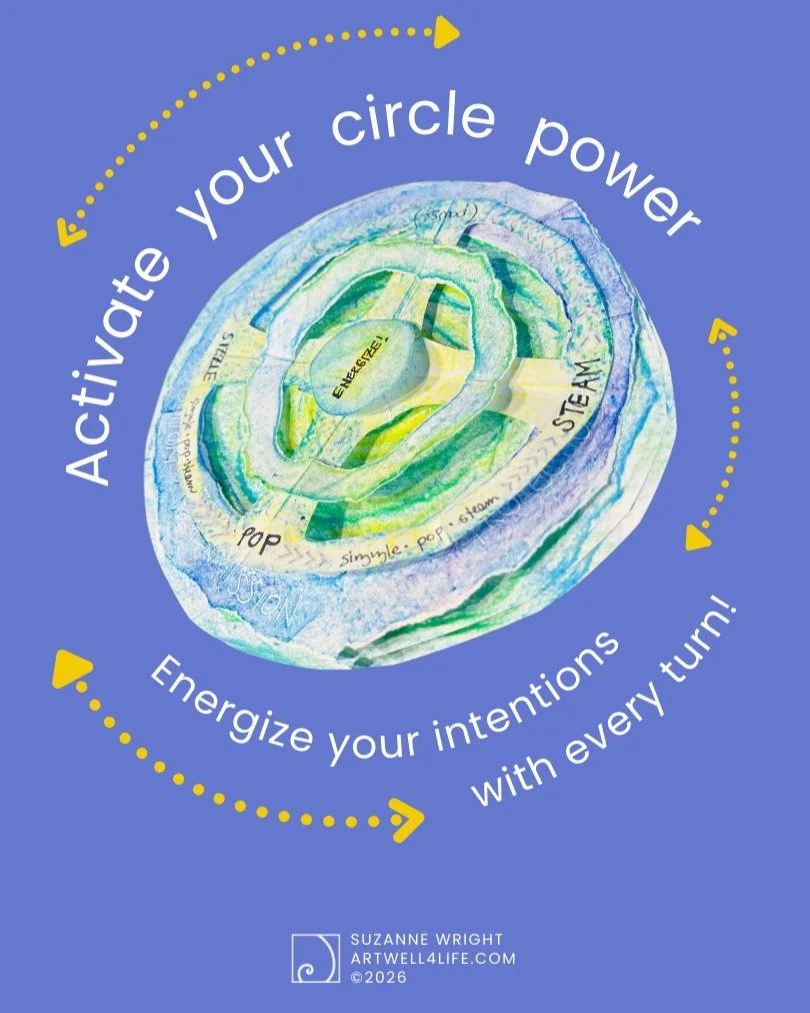 Want intentions that stick? 

💪⭕😀 Activate your circle power!

❌ Resolutions don't work. Vision boards glimmer then gather dust.
_____________________________

🌈Join me this Sunday for my "Circle Your New Year's Intentions Workshop"!

🧠