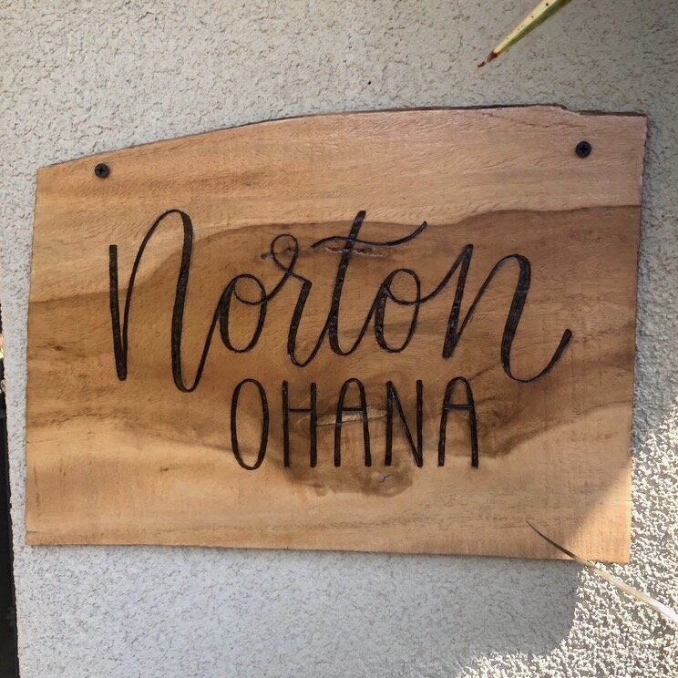 Custom Sign by Kathy Norton