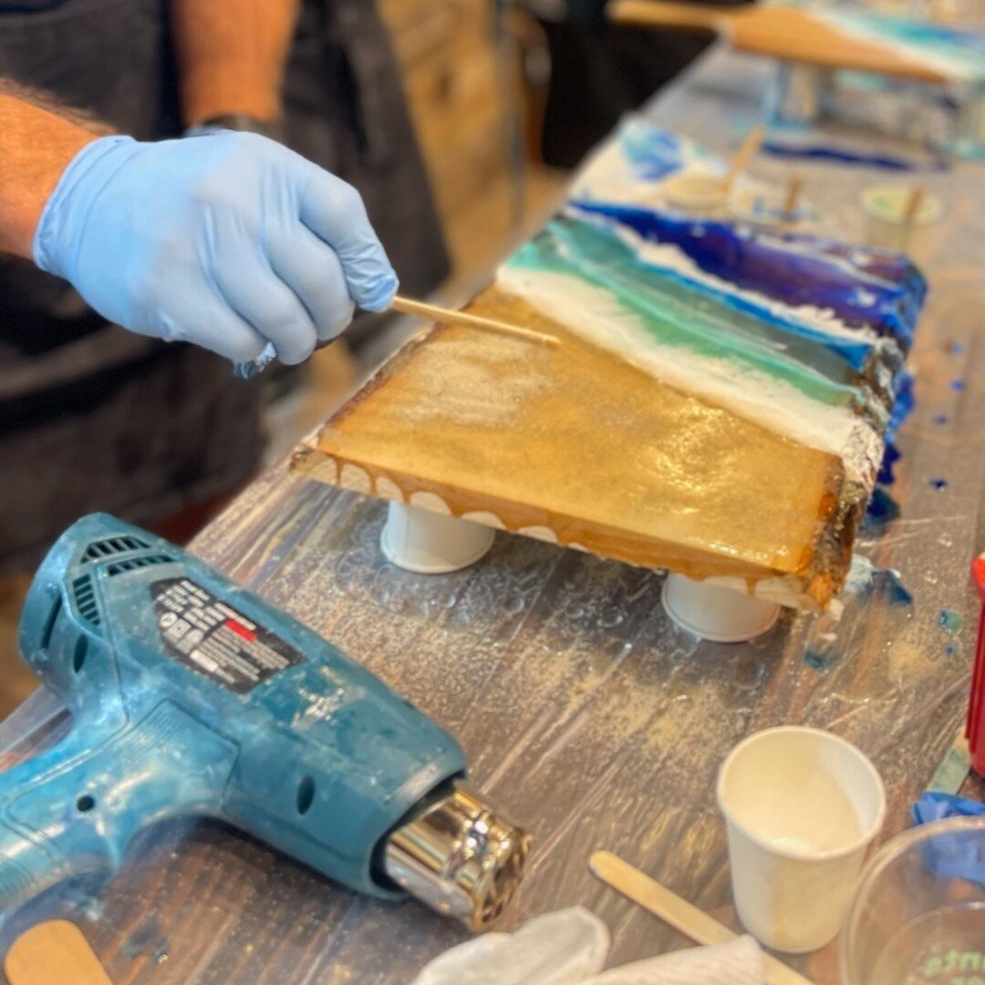 Your hands are tired of scrolling! It&rsquo;s time to get your hands dirty with your own Island-inspired epoxy resin masterpiece!

There&rsquo;s still a few spots left to Sip+Spill with friends, neighbors, lead by epoxy resin expert, Holly Weber (@Ho