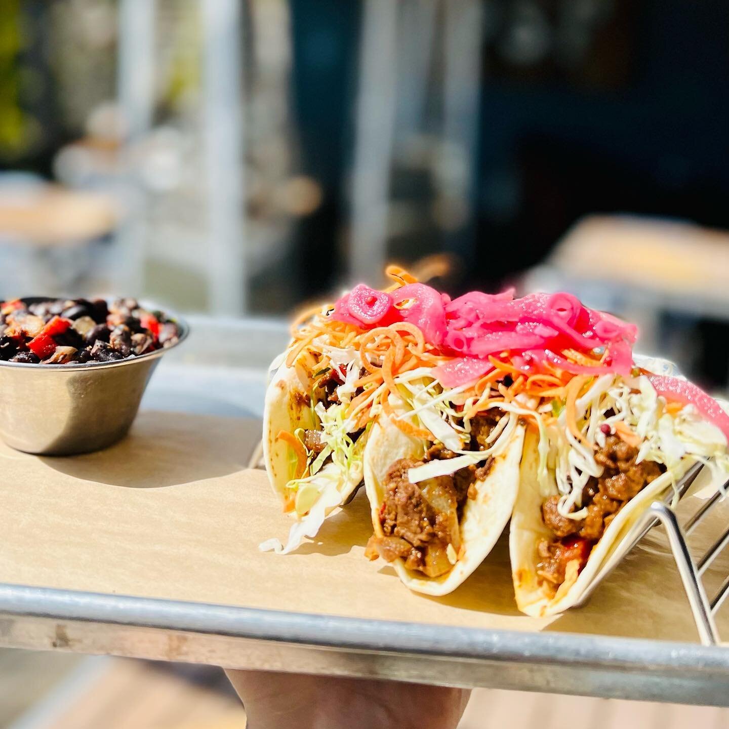 This is for the 🔥🌶️spice🌶️🔥 lovers - todays Taco Tuesday Special is HOT 🥵 

🌶️ Chile Marinated Filet | Cabbage | Carrots | Peppers | Onions | Jalape&ntilde;os | Pickled Red Onion 

#spicytacos #welovefood #tacotuesday #hothot