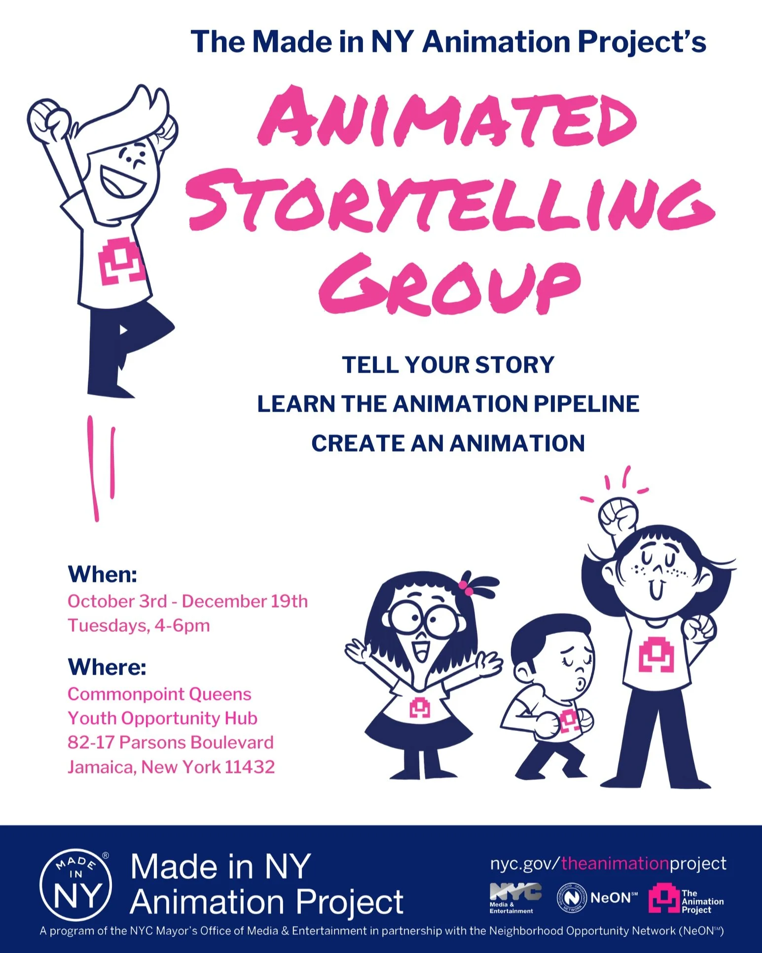 Program Schedule — The Animation Project