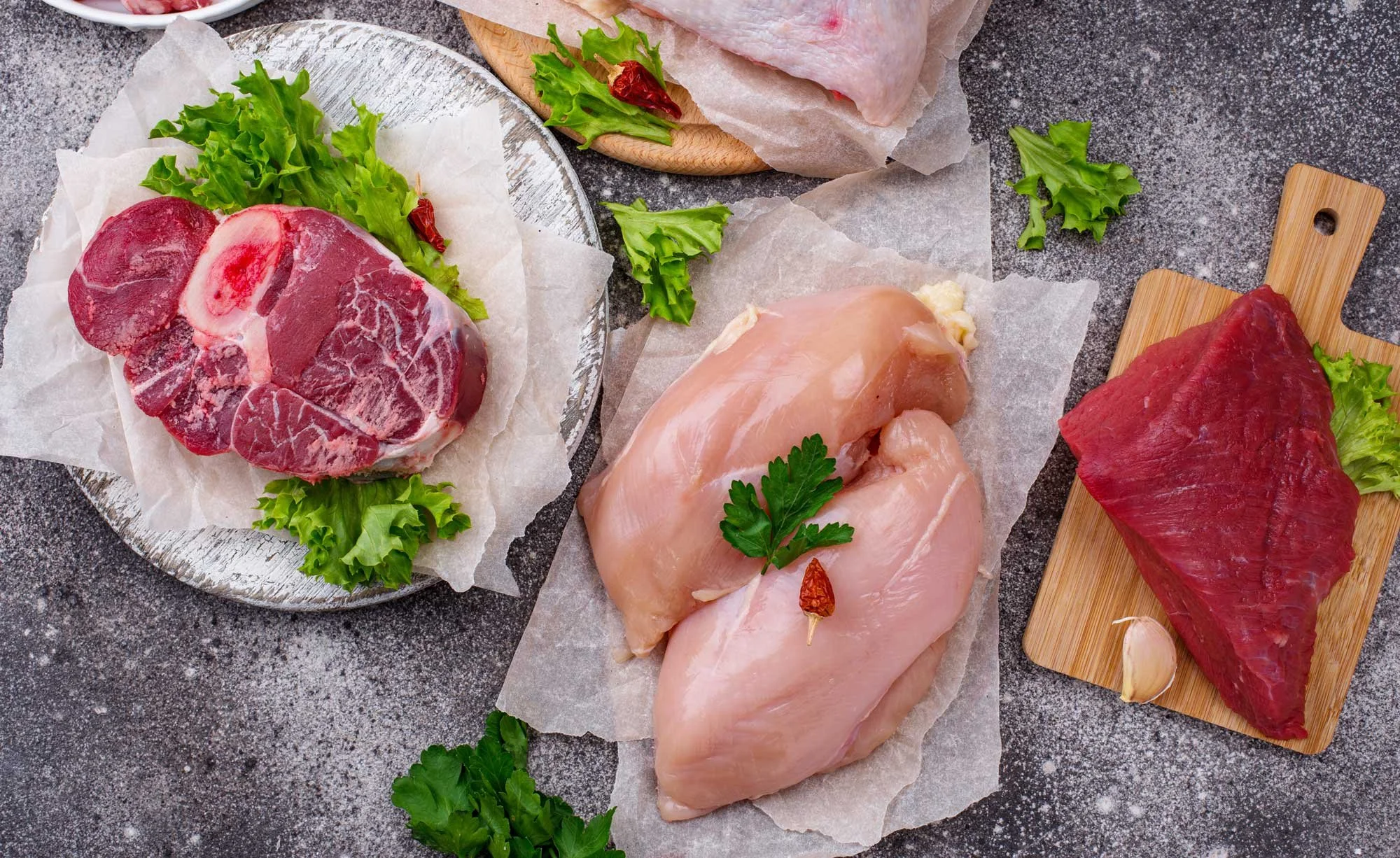 Hess Farms in Ohio is your place for assorted raw meats, including beef and chicken.