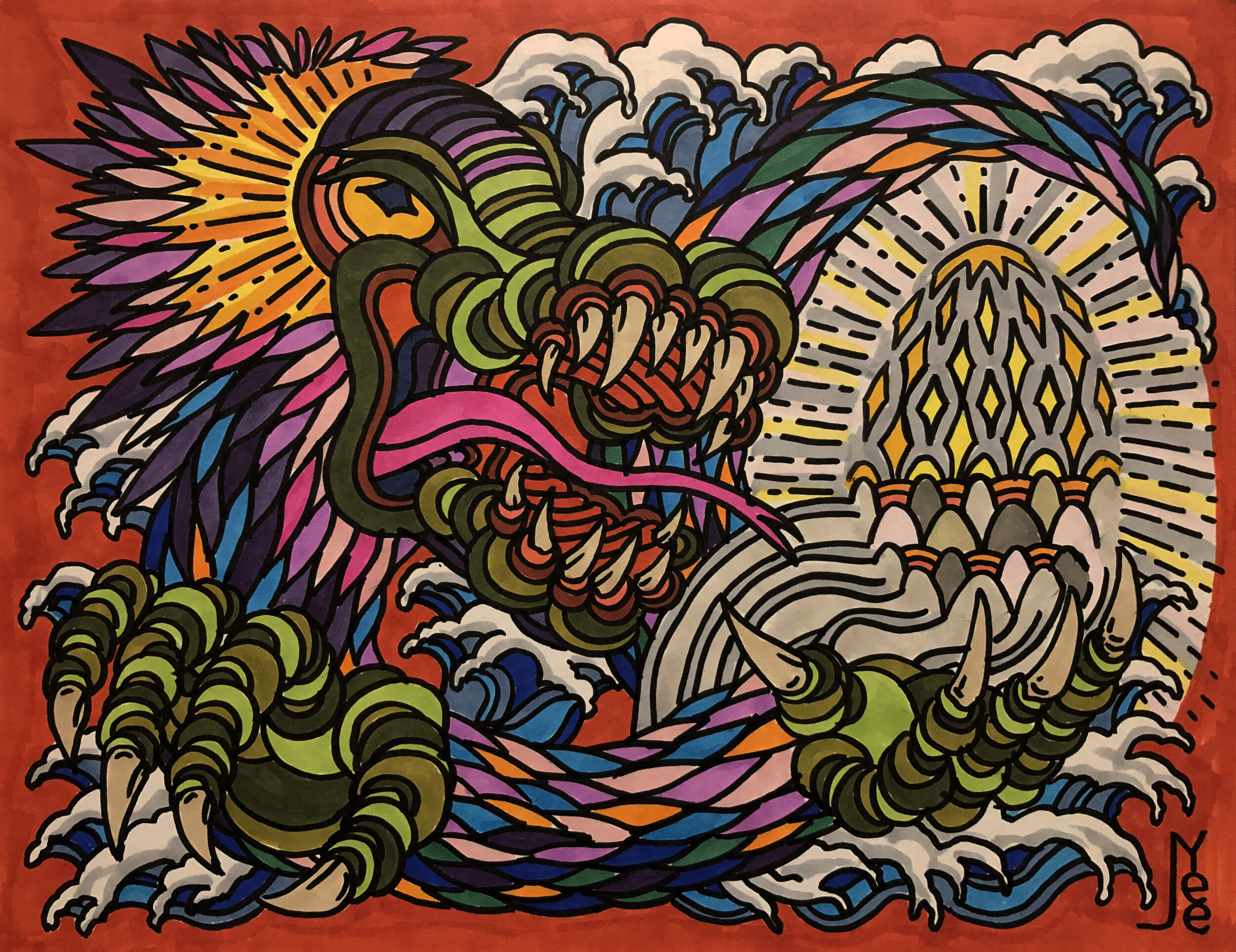 Dragon with Golden Egg 
