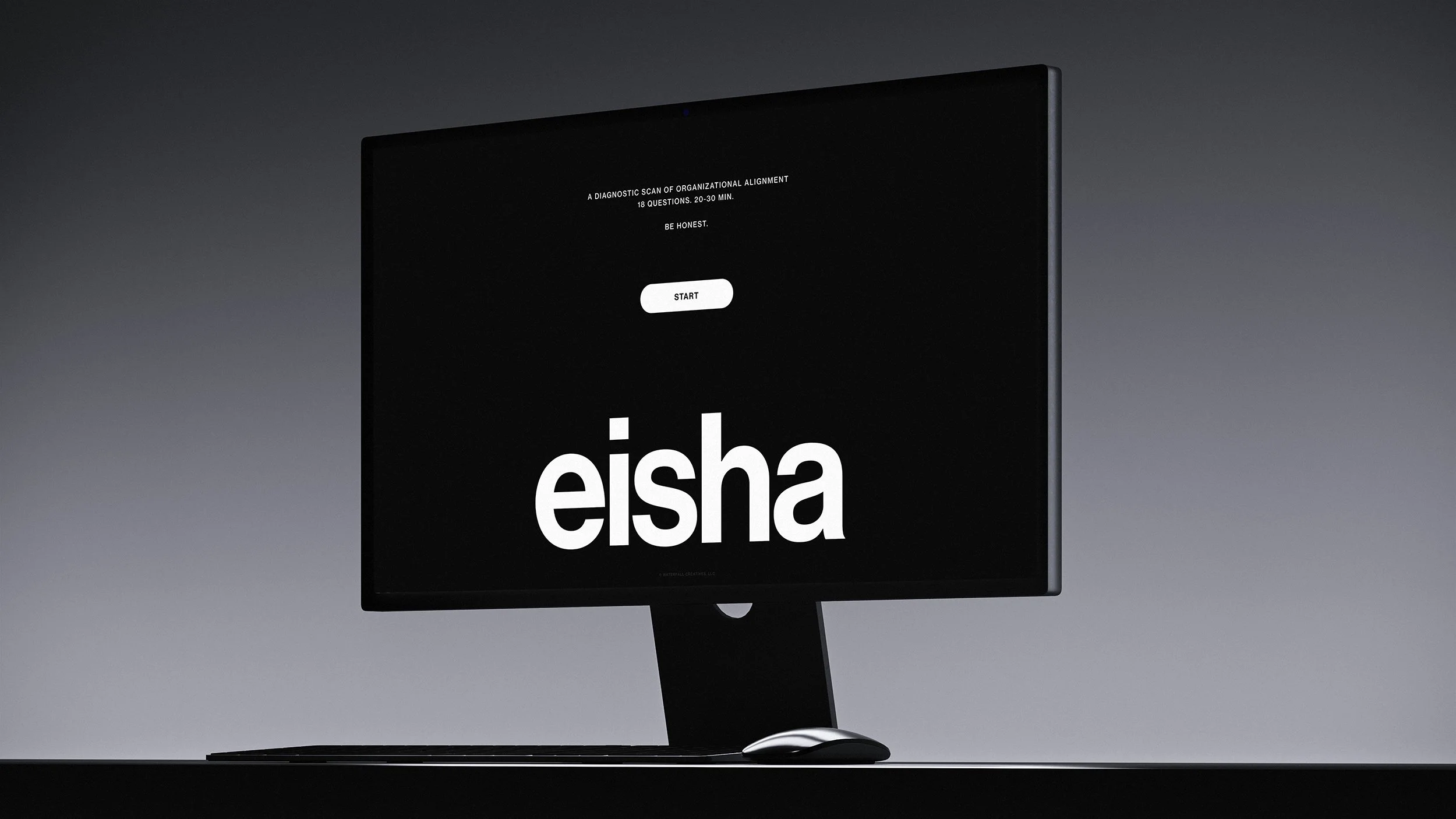 Eisha organizational diagnostic by eisuke.design — a tool for analyzing alignment between leadership intent and operational reality.