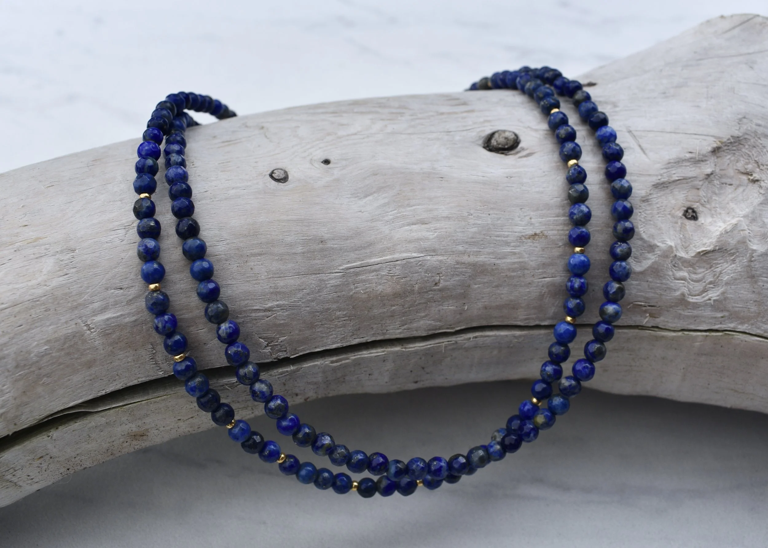 Dainty Lapis Necklace