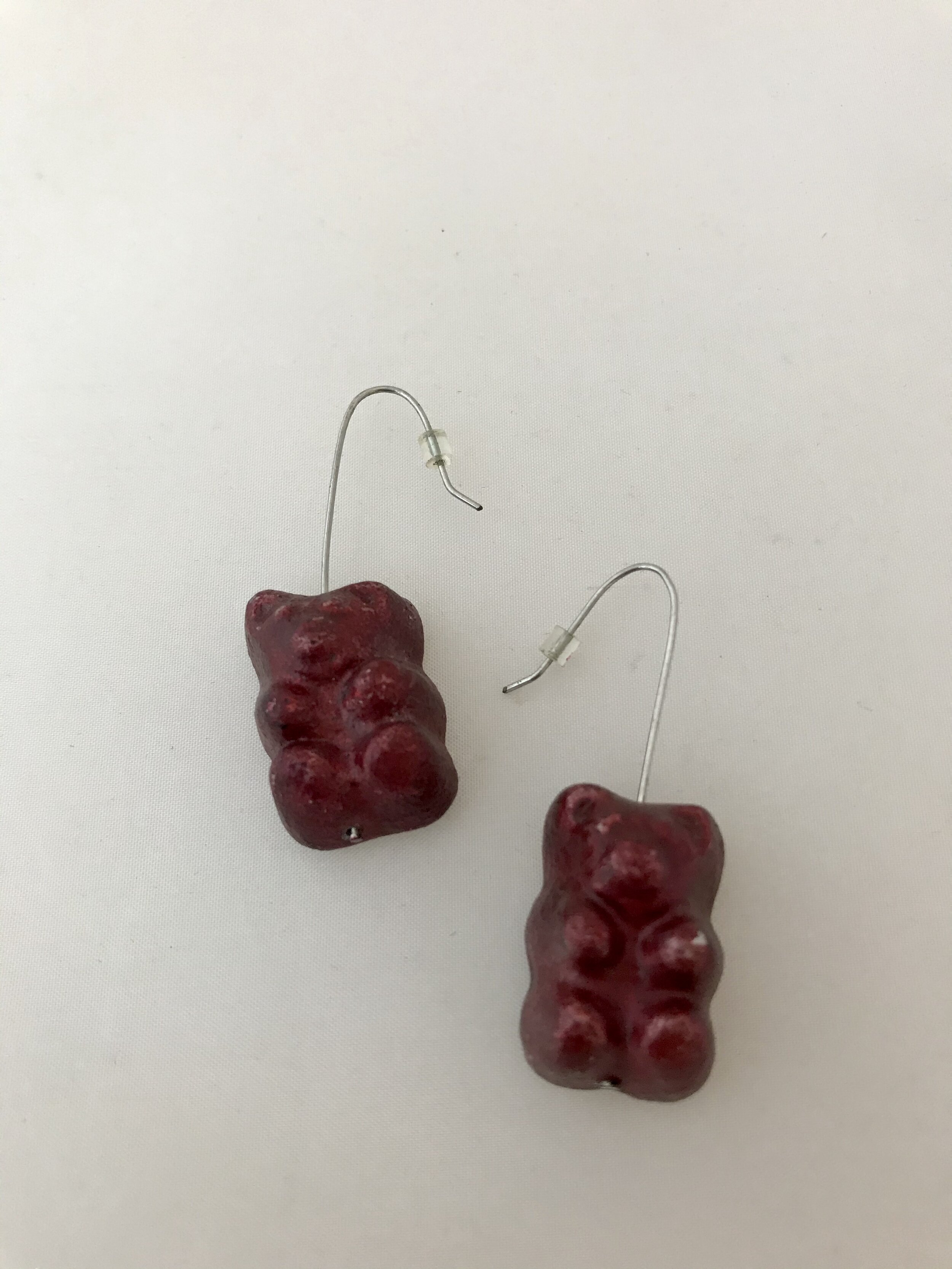 Gummy bear dangly earrings