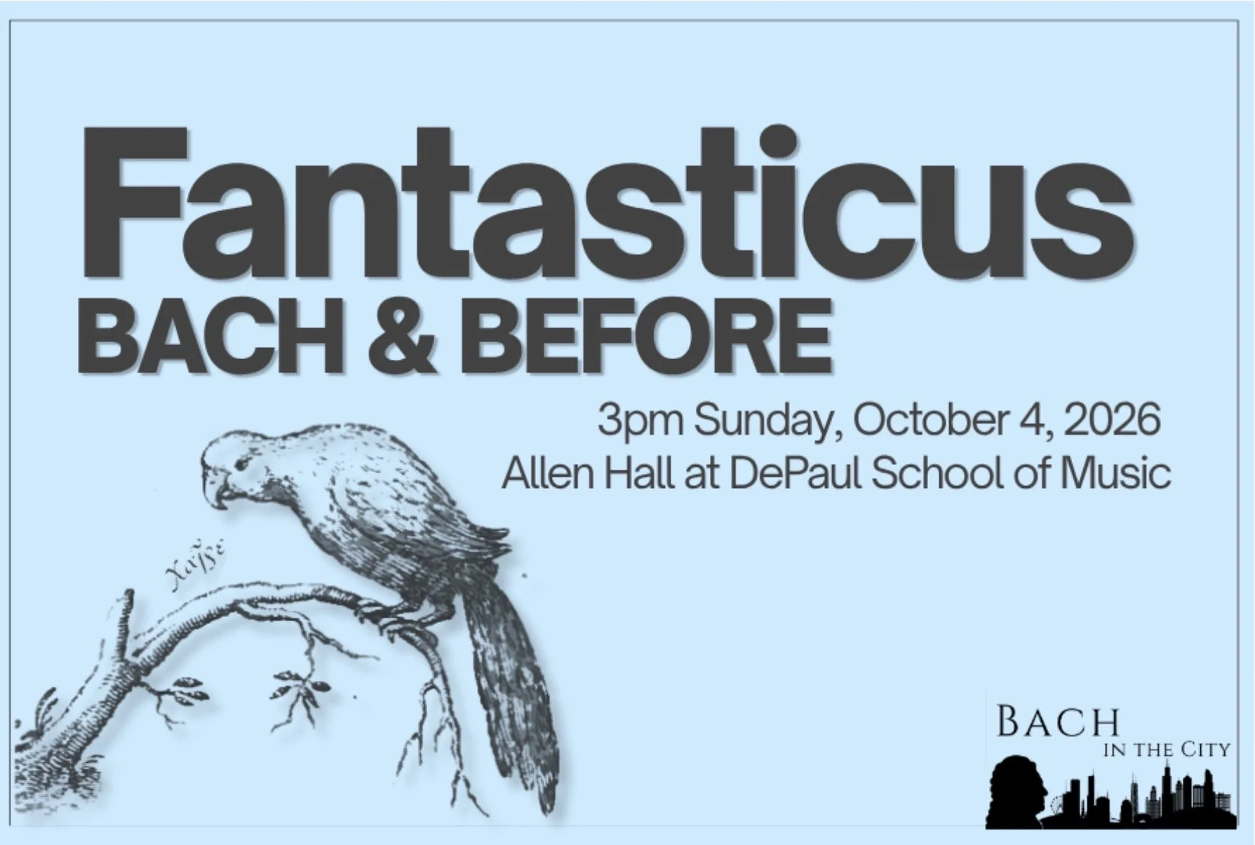 Bach in the City- Fantasticus: Bach and before