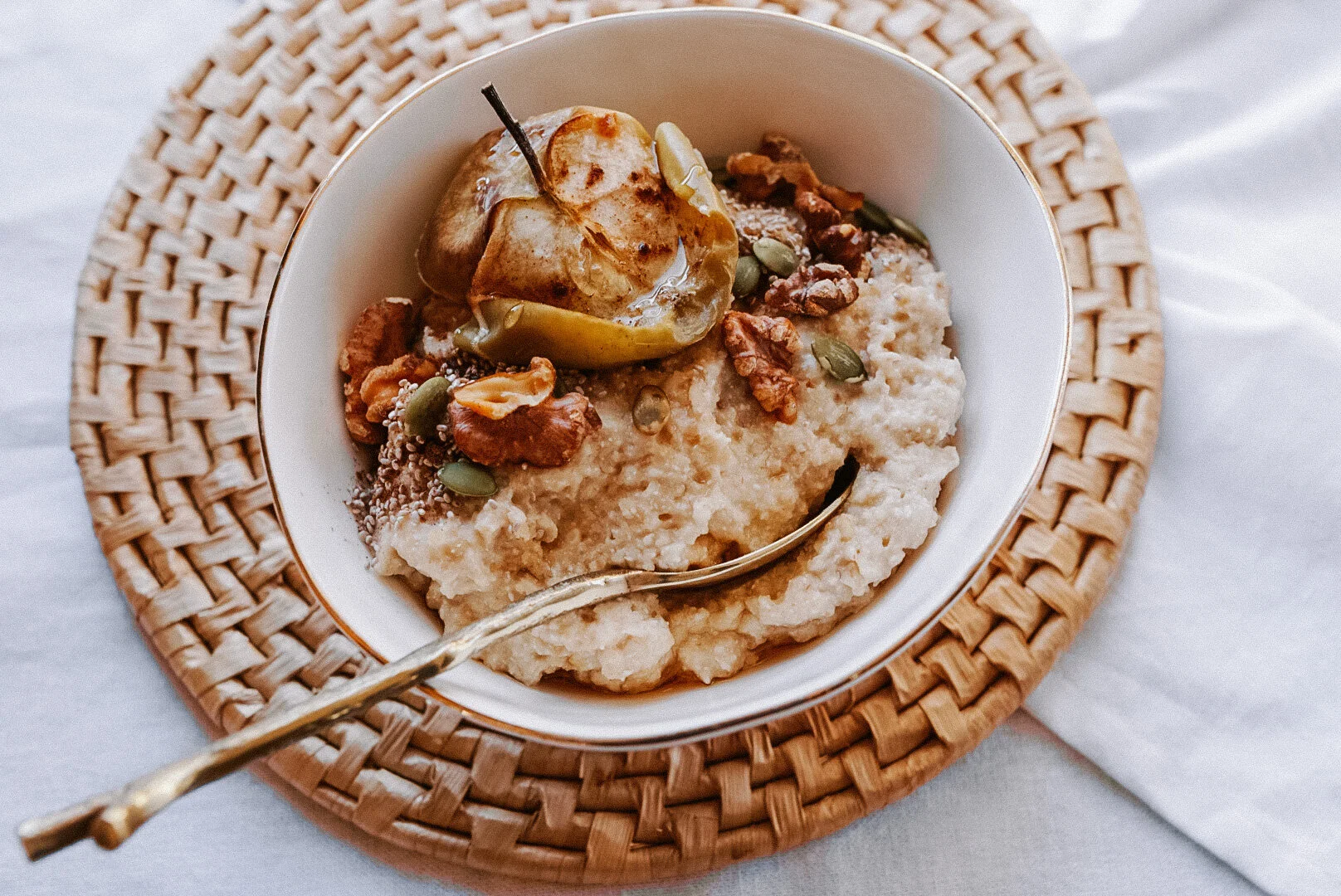Baked Apple Oats 