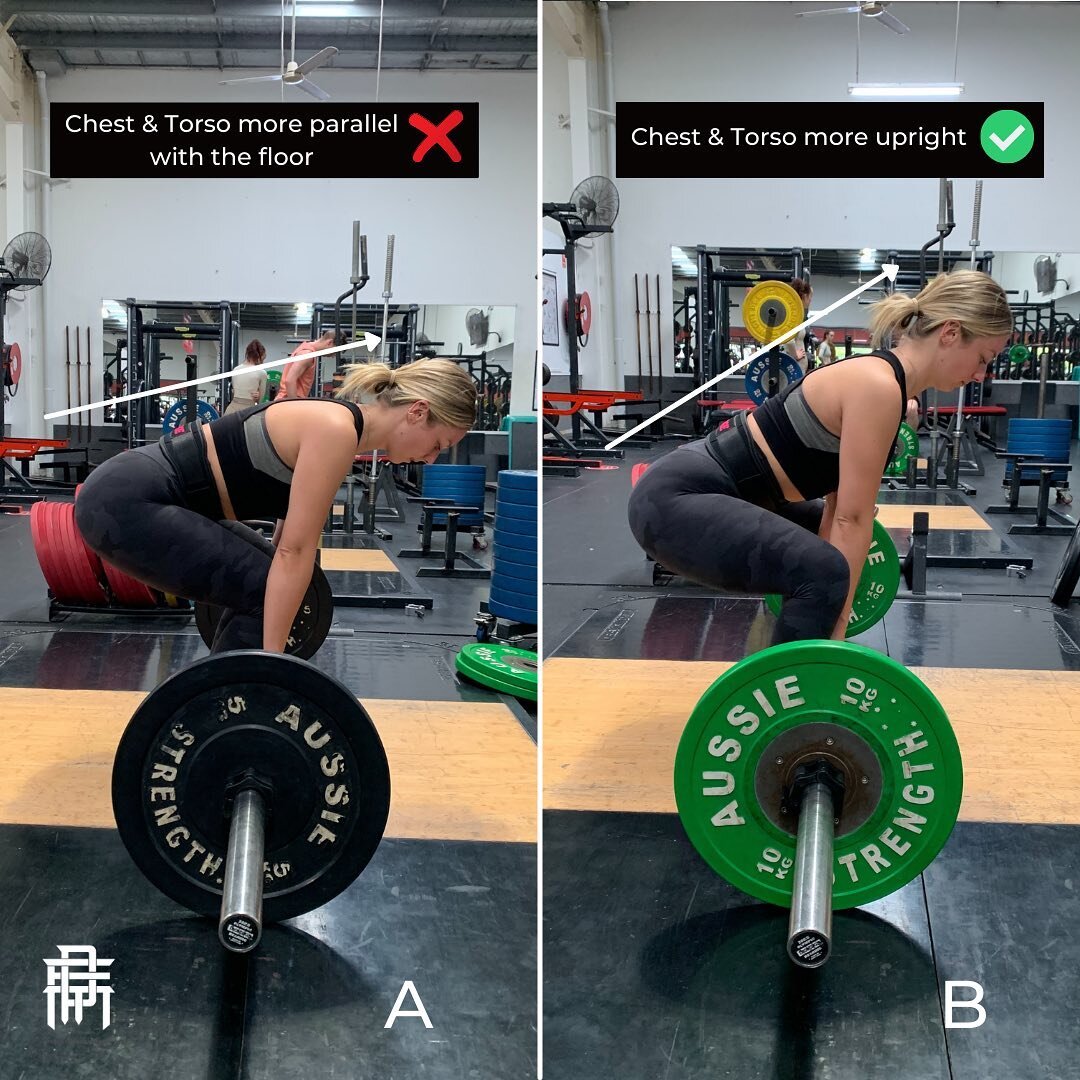 Your starting position in a lift matters. 

Here @__jordanvitale is perfecting her Deadlift and optimising her hip position to better suit her physical structure, rehabilitate past injuries and achieve her current goal of getting stronger and leaner.