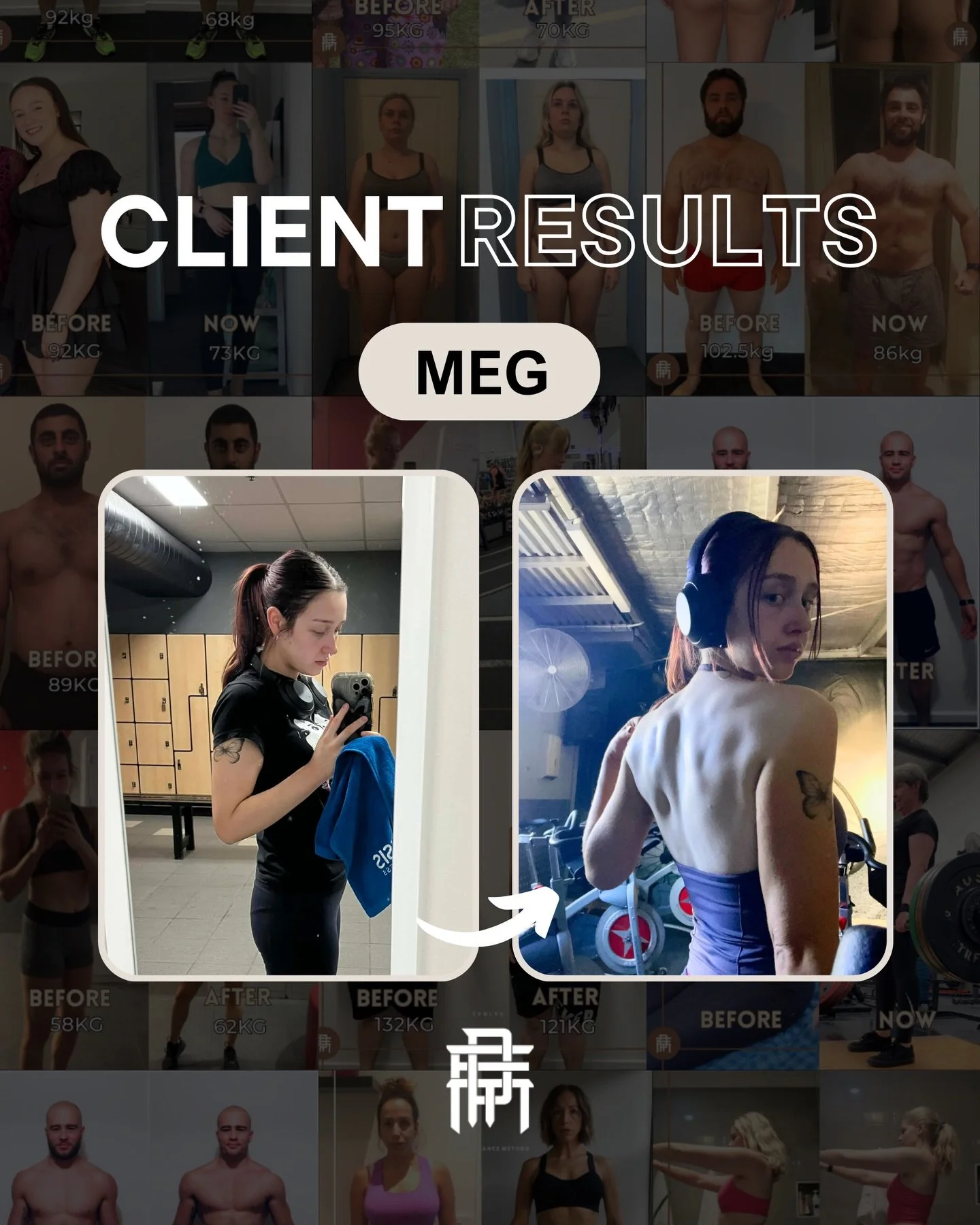 Meg came to EPM doing what so many girls do&hellip; Showing up consistently, but with no structure and no clear progression

With Coach @cat.macfarlane &lsquo;s guidance, she&rsquo;s now:
✅ Hit over 100kg on her hip thrust ✅ Learning barbell squats w
