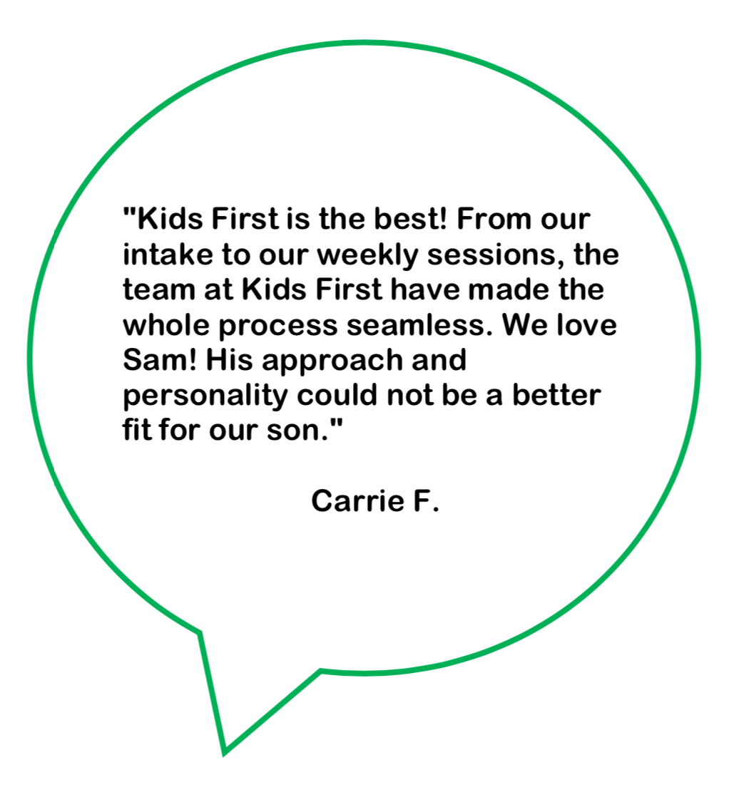 Kids  First Pediatric Therapy Testimonial 3