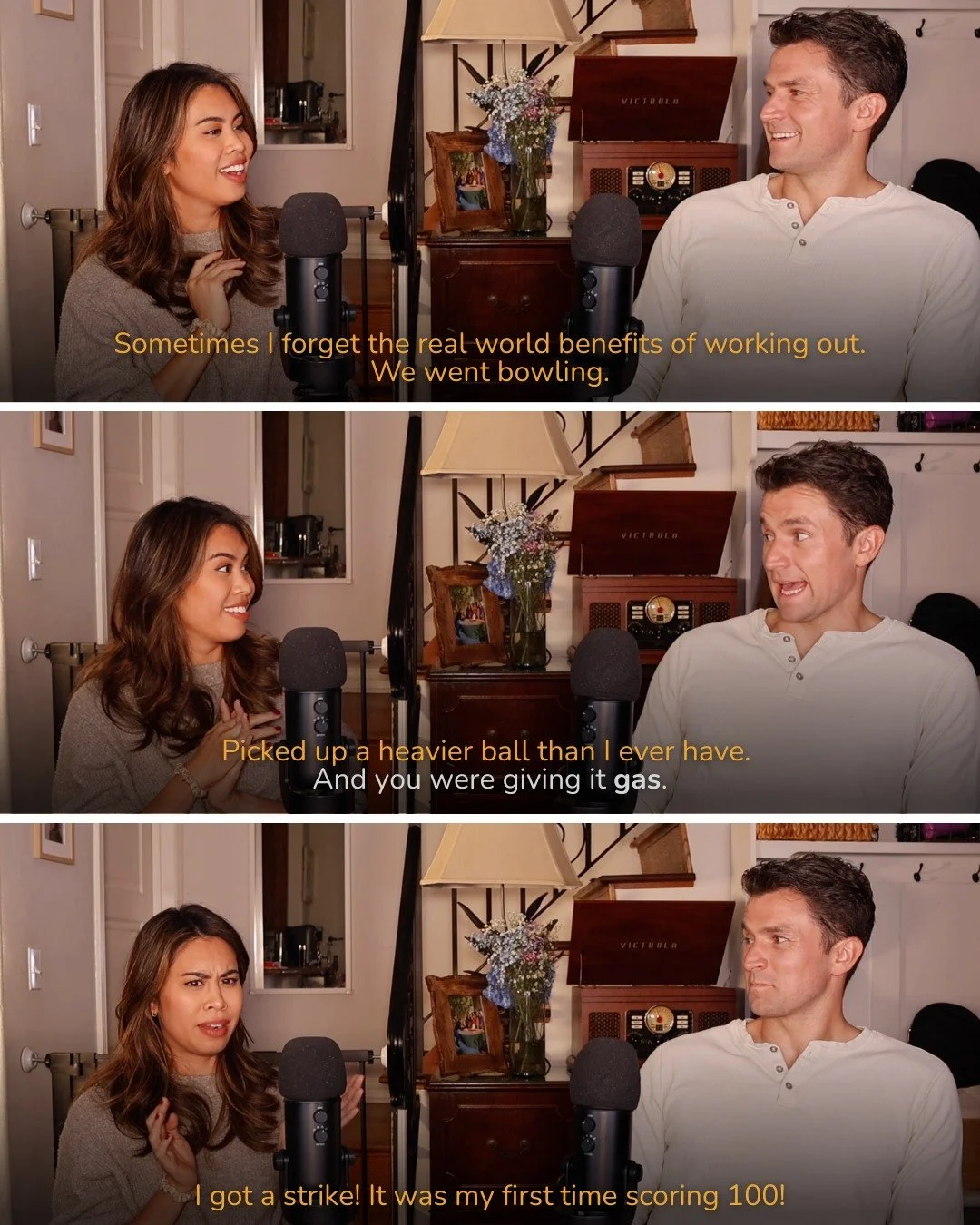 Did Ashley win best 2 out of 3? No. Can Ashley lift heavier than Mick now?? Also no! But can Ashley lift a heavier bowling ball and actually make a game competitive? Yeahhhhh!

Check out our latest episode to hear more of our Nashville shenanigans. :