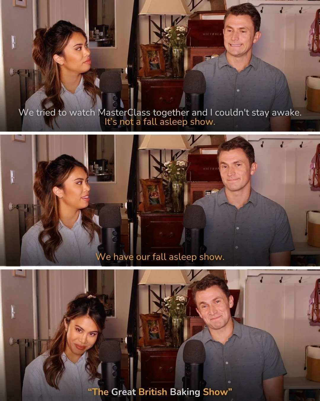 If you think we haven't seen @giuseppecooks win his season at least one hundred times, you're wrong. Ashley can recite that season from start to finish. 🤪 @britishbakeoff WE LOVE YOU!

Drop your favorite fall asleep show and/or GBBO sesason below, a