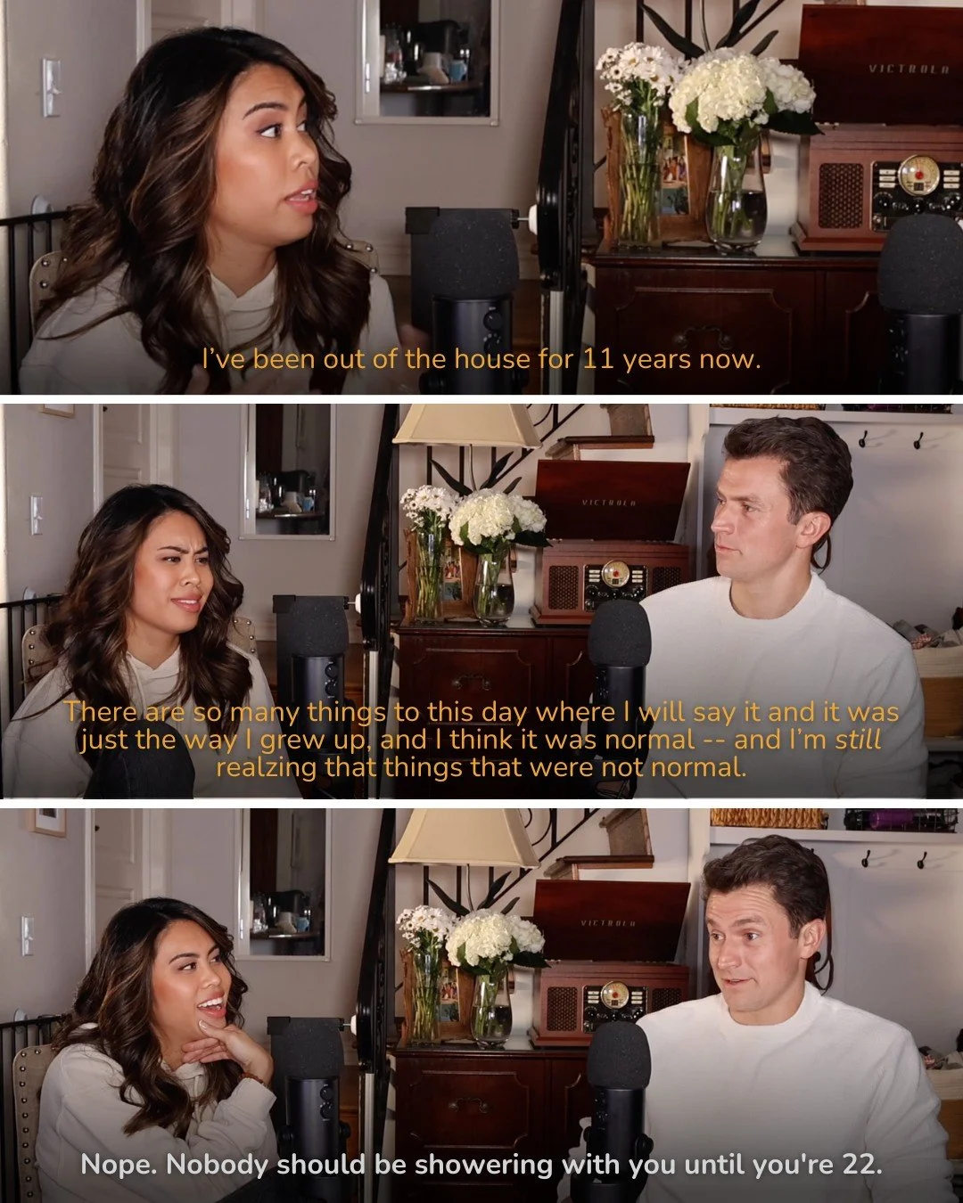 wait... bathing WITH your mom at 22 years old wasn't the norm?! 

new mismo on the kindness of strangers + the people magazine interview. link in bio 🤍