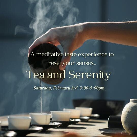 Drink in pure serenity in this blissful ceremonial tea workshop and discover ways this age-old drink can support your well-being.
Join Fred and Haley for a cozy afternoon of tea tasting and meditation!

 ● Bring a journal, pen and come in your comfie