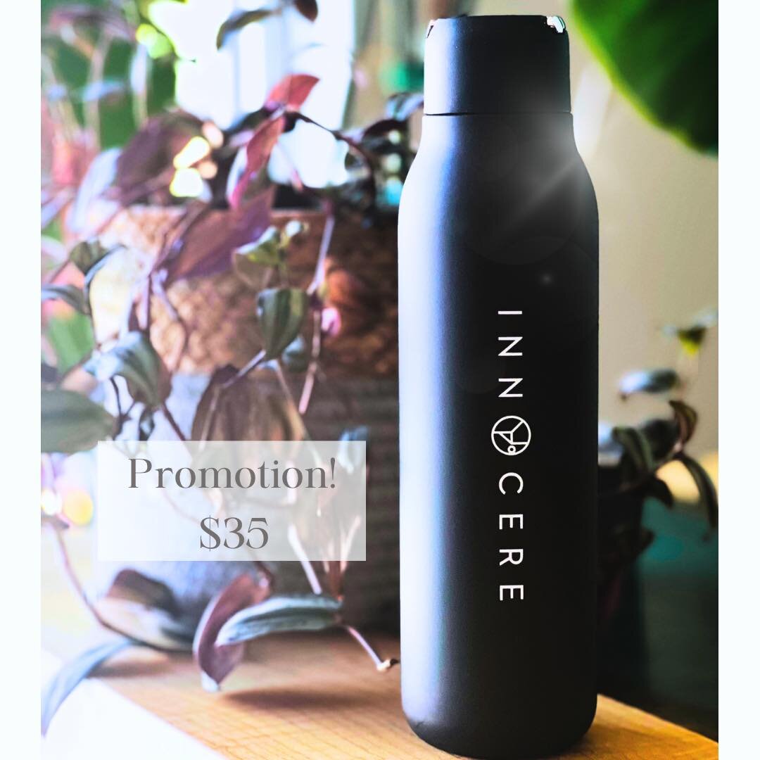 Elevate your hot yoga experience with the new Innocere Water bottle. Stay hydrated and motivated as you flow! Available in studio.

Price excludes taxes.
&ndash;
Rehaussez votre exp&eacute;rience de yoga chaud avec la nouvelle bouteille d&rsquo;eau I