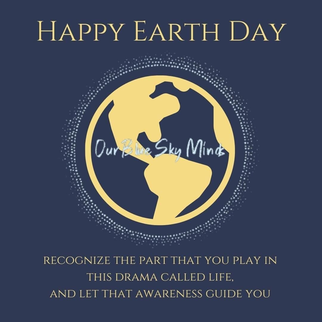 Happy Earth Day everyone,

I'll be taking an extra long moment today to reflect on my roles that I have on this earth. 

Even at my best moments, I find that I push it all away. What it means to be a &quot;functioning member of society&quot;. I can s