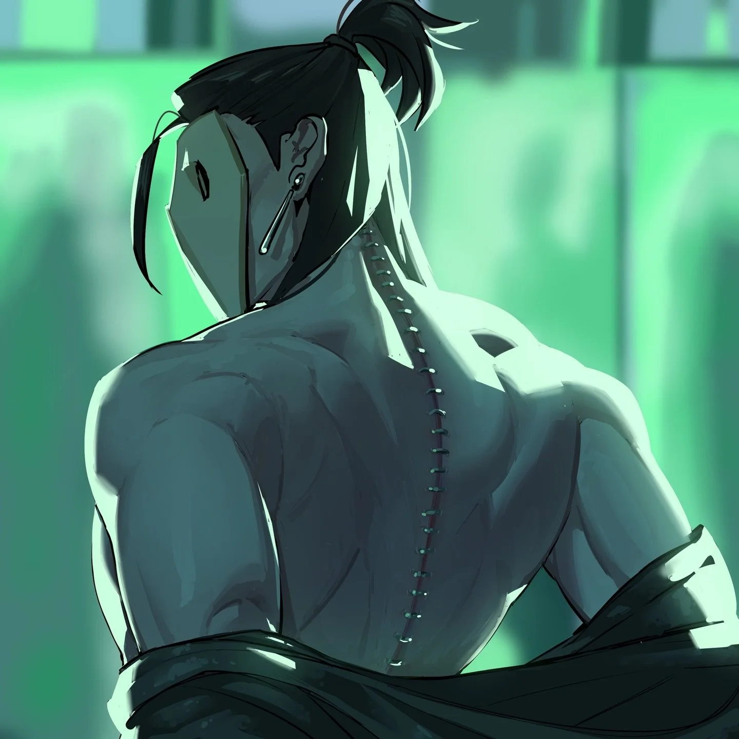 #OC This was done last year. He&rsquo;s finally seeing some light. #csp #digitalart