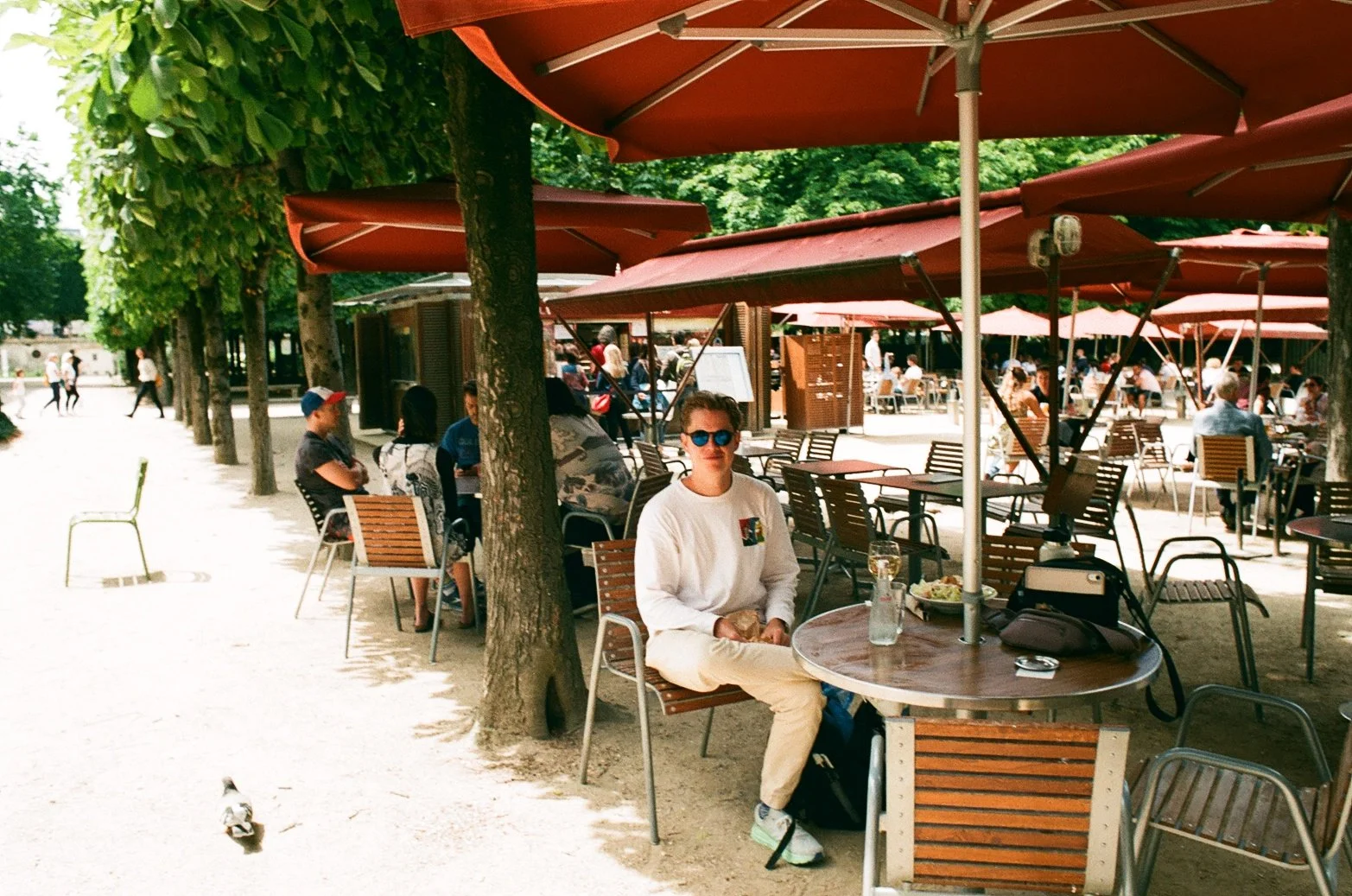  A quick lunch after the Louvre 