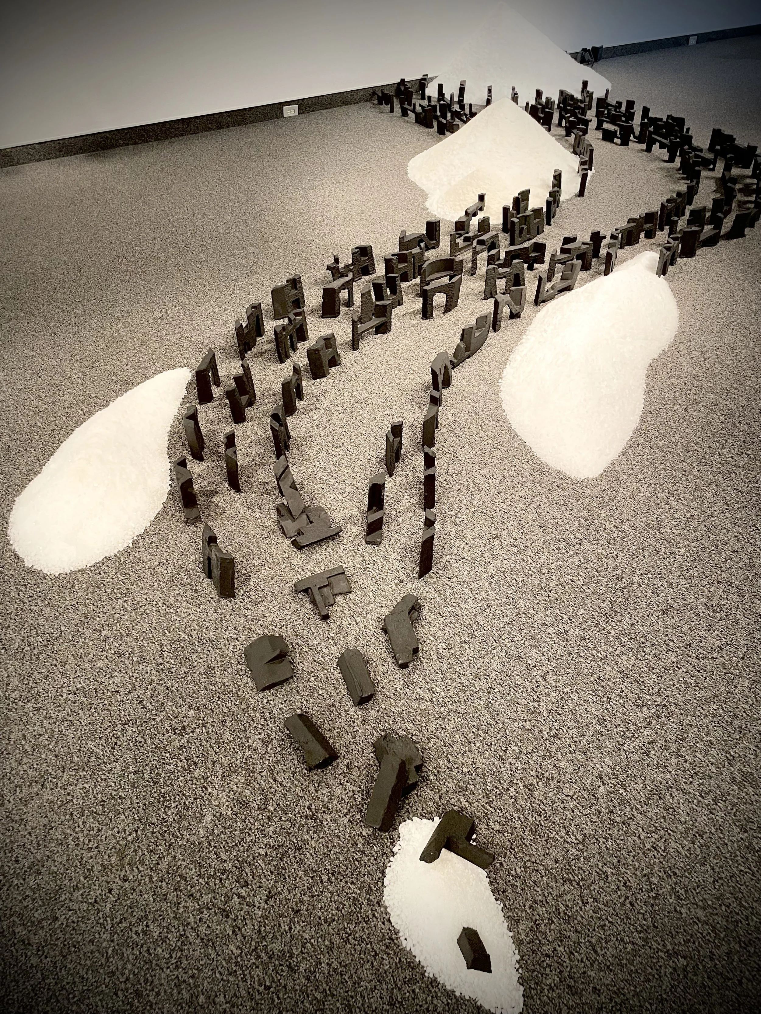 Concepts of perception, the in-between, loss, and place are explored through materials and research.