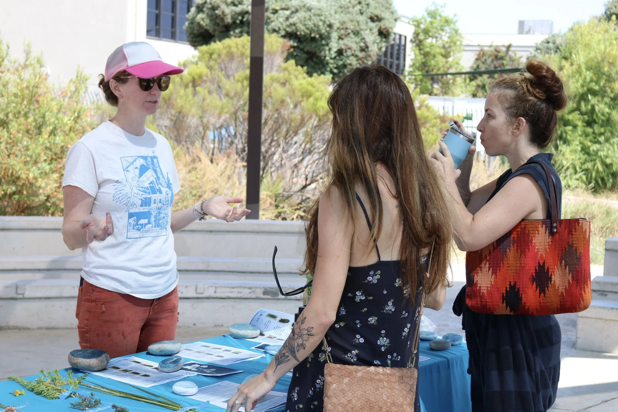  At the very end, rocks were collected and used to make a larger labyrinth that was showcased at the Fleet Science Center during a culminating event. Visitors to the museum were invited to walk through the labyrinth reflecting on how they too can hel