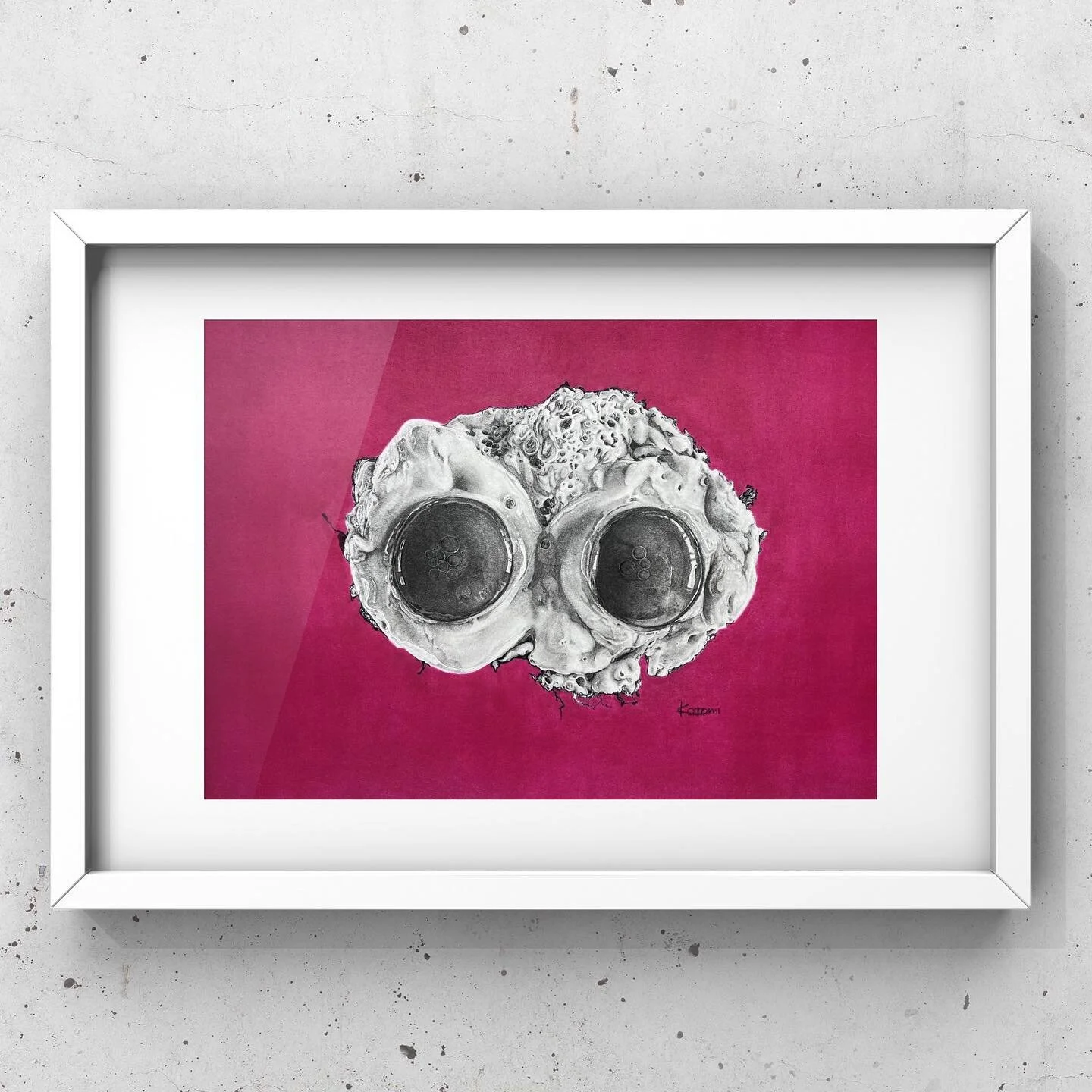 Two eggs drawing @academygalleries for Solo 51 exhibition 
NZ Art show is this weekend, I would  be honoured if you guys pop in to see my art at NZAFA after or before you visit TSB arena. It&rsquo;s just diagonal from TSB arena in Queens wharf 🍳
@nz