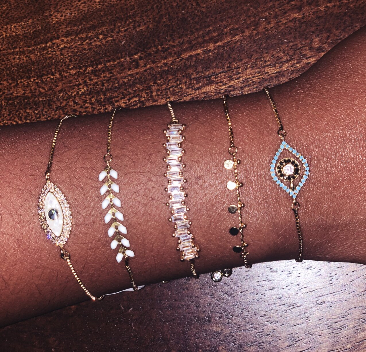 LIV GOLD ADJUSTABLE BRACELETS