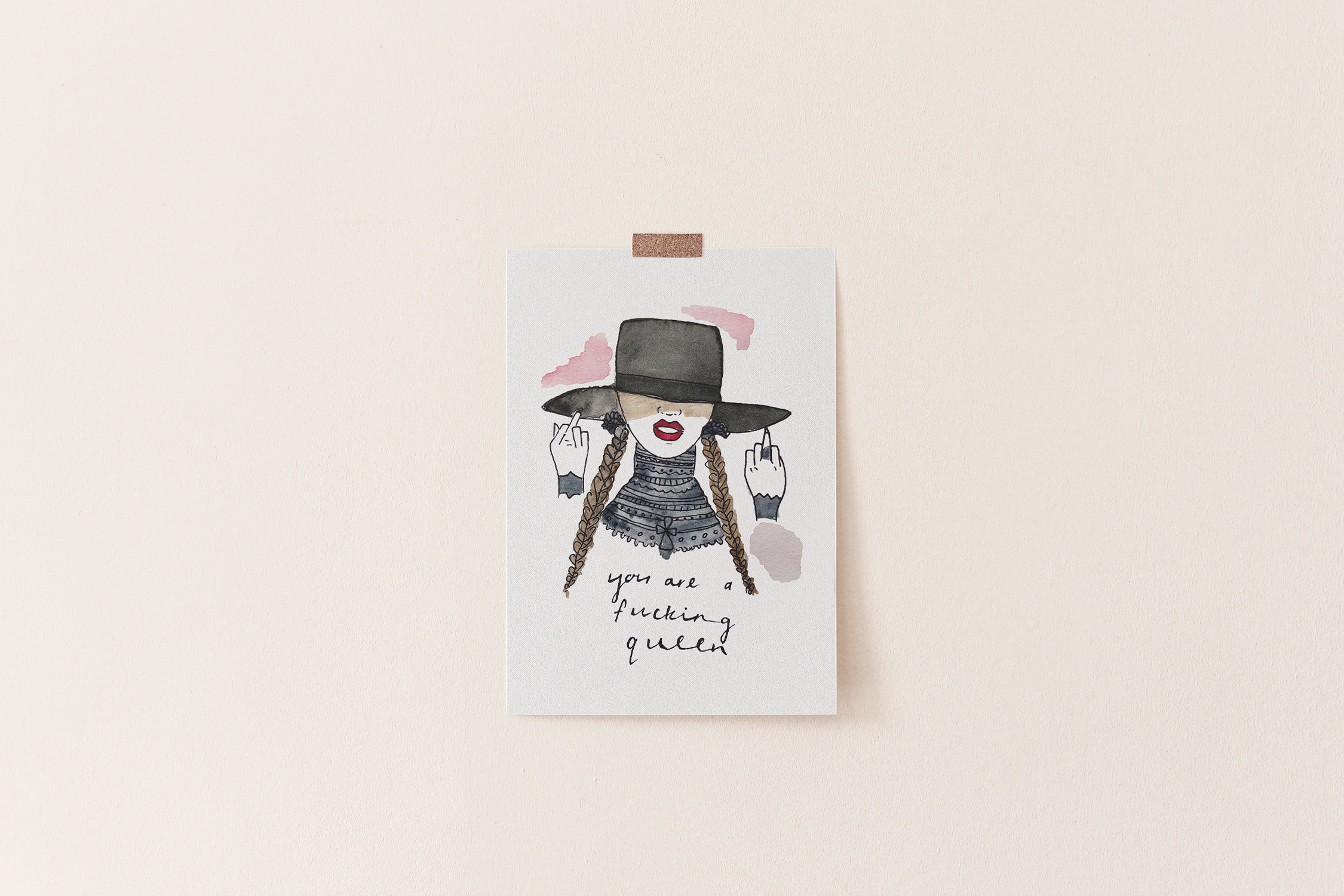 Queen Bey Print A5 Print