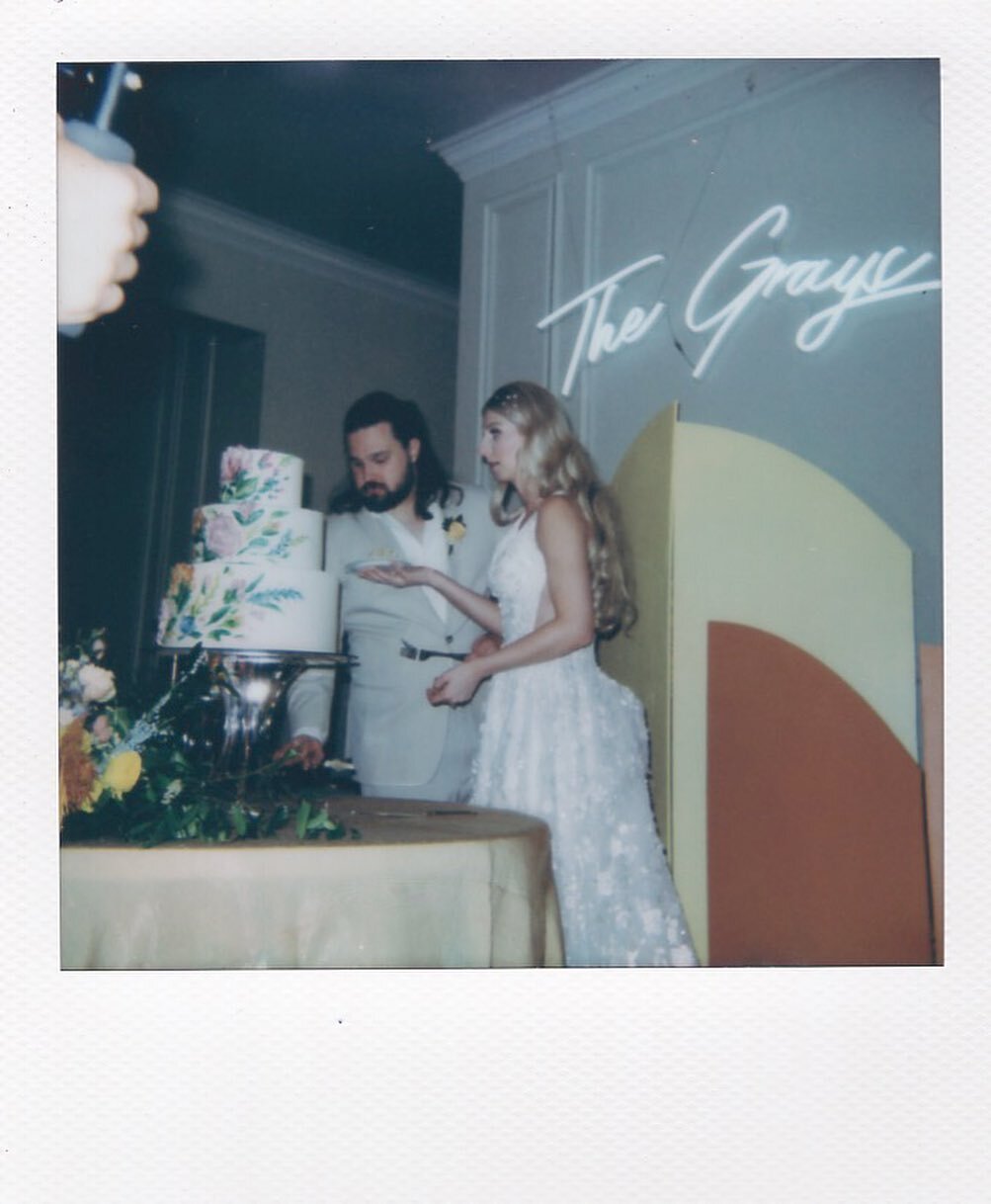Polaroids of the Grays! Honored to be best man for my best brother, and I got the best date as well.