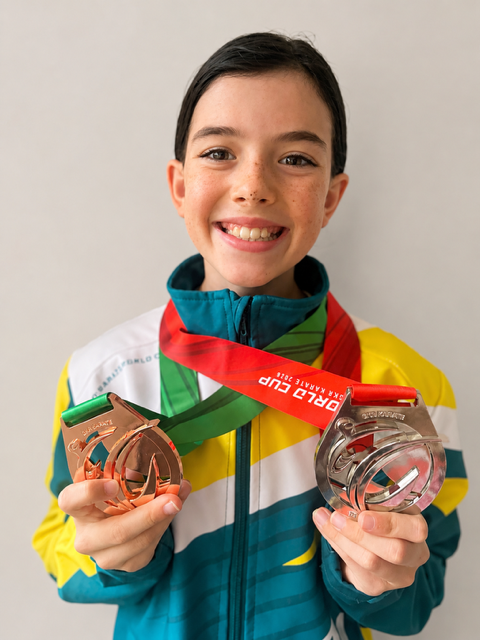 Chevallum's 'Karate Kid' returns from World Titles with two podium finishes
