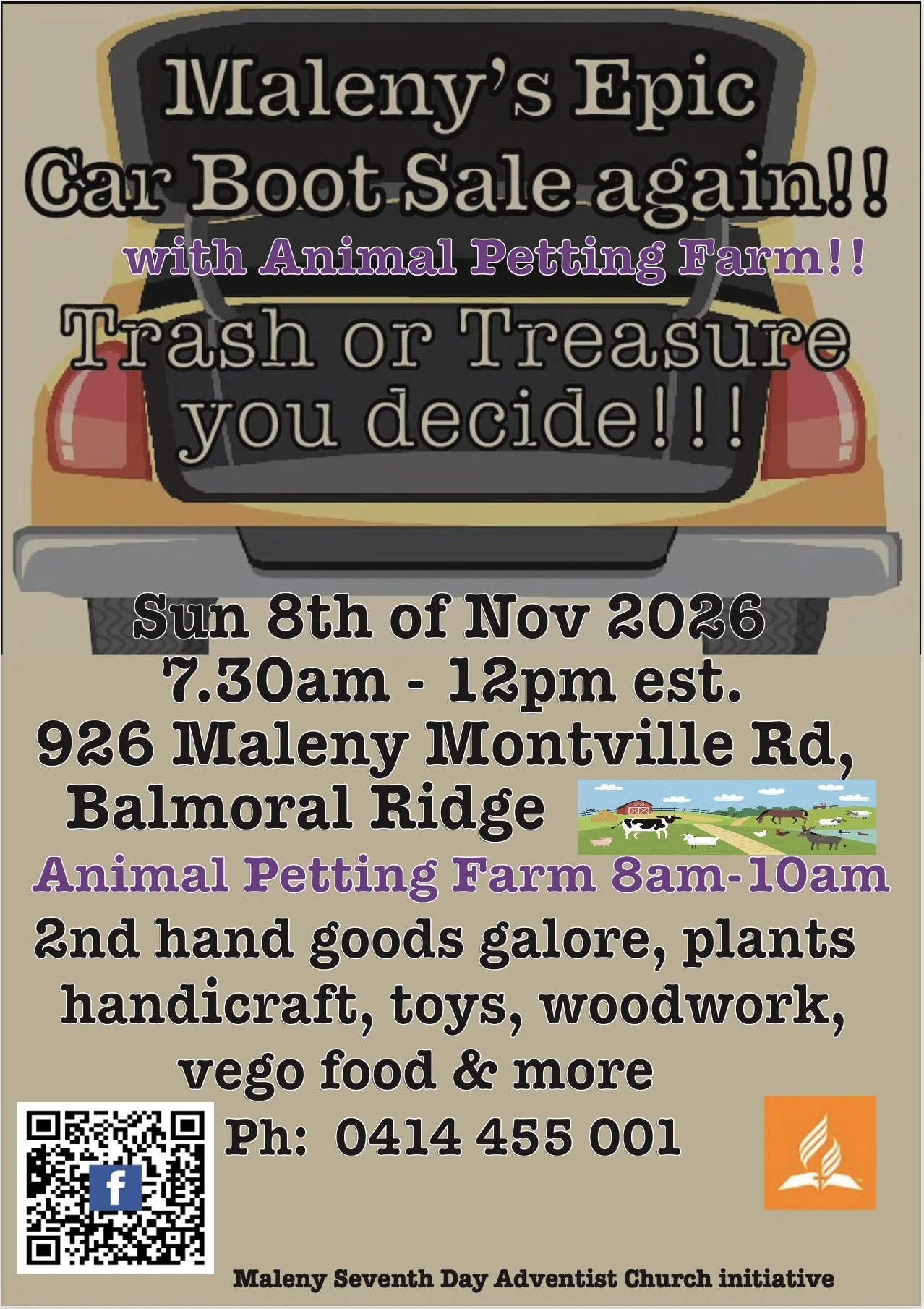 Turn your trash into treasure at Maleny’s epic Car Boot Sale