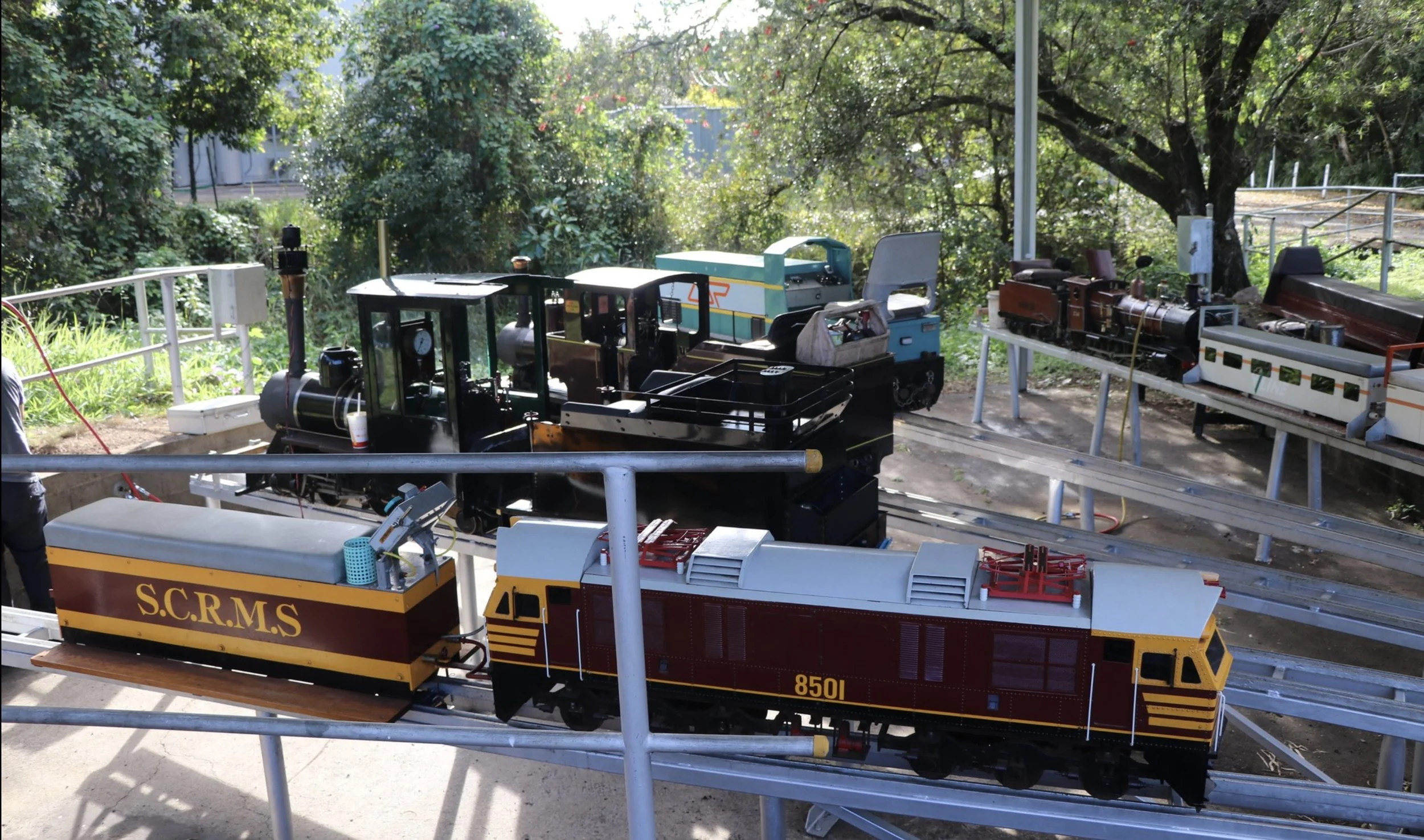 Ride on mini trains Nambour; An Australia Day Sunday fun event for the children