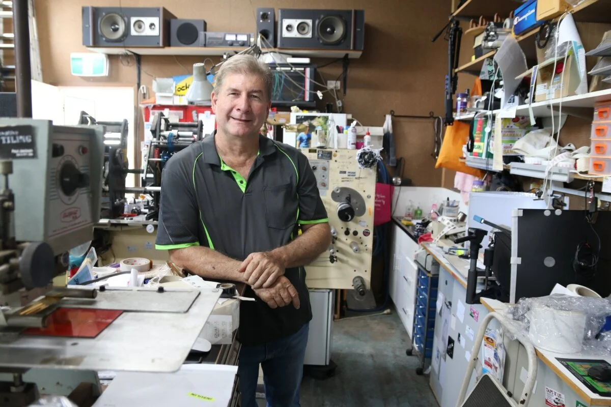 Printer has sticky solution to social distancing signage