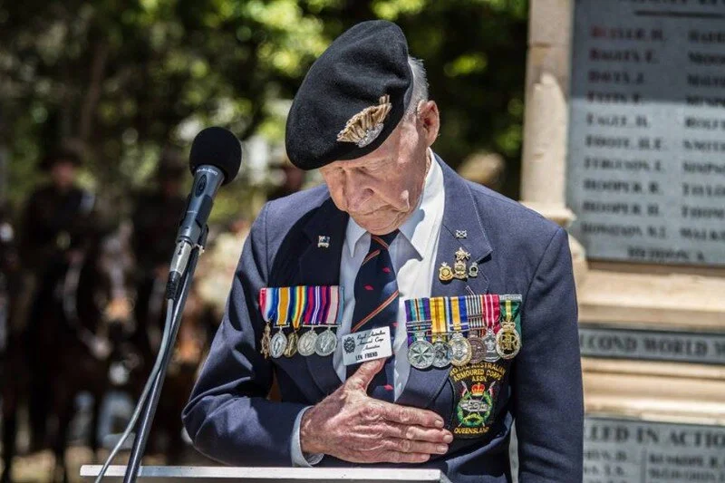 Woombye champions: Lennie and June. Lest we forget